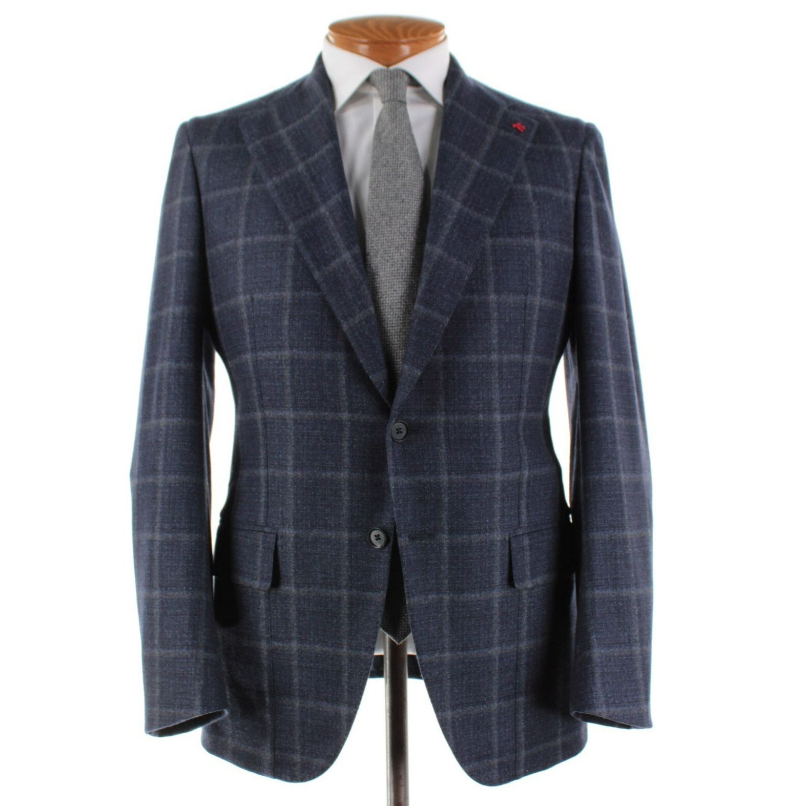 Isaia isaia Suit Size US 38 Regular in Blue Size 38R - 1 Thumbnail