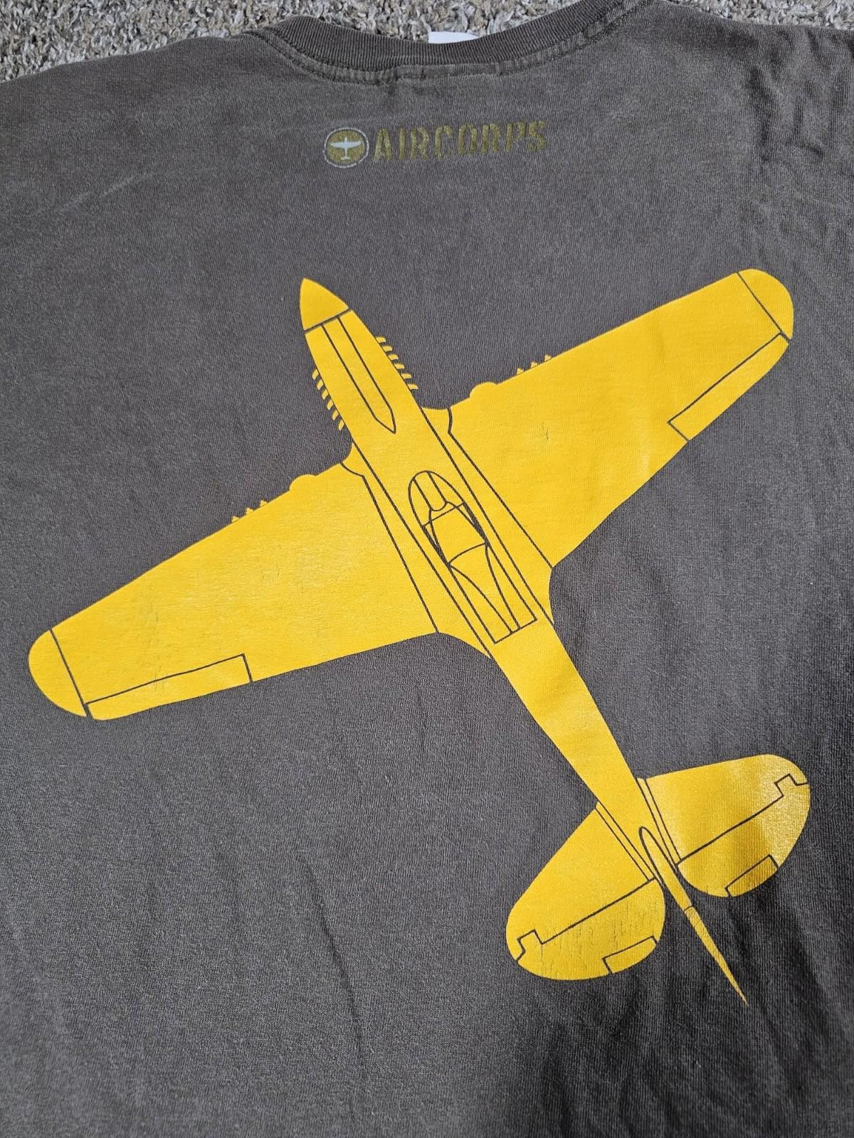 Gildan Air Corps Large Gildan Green Tshirt Size US L / EU 52-54 / 3 - 7 Thumbnail