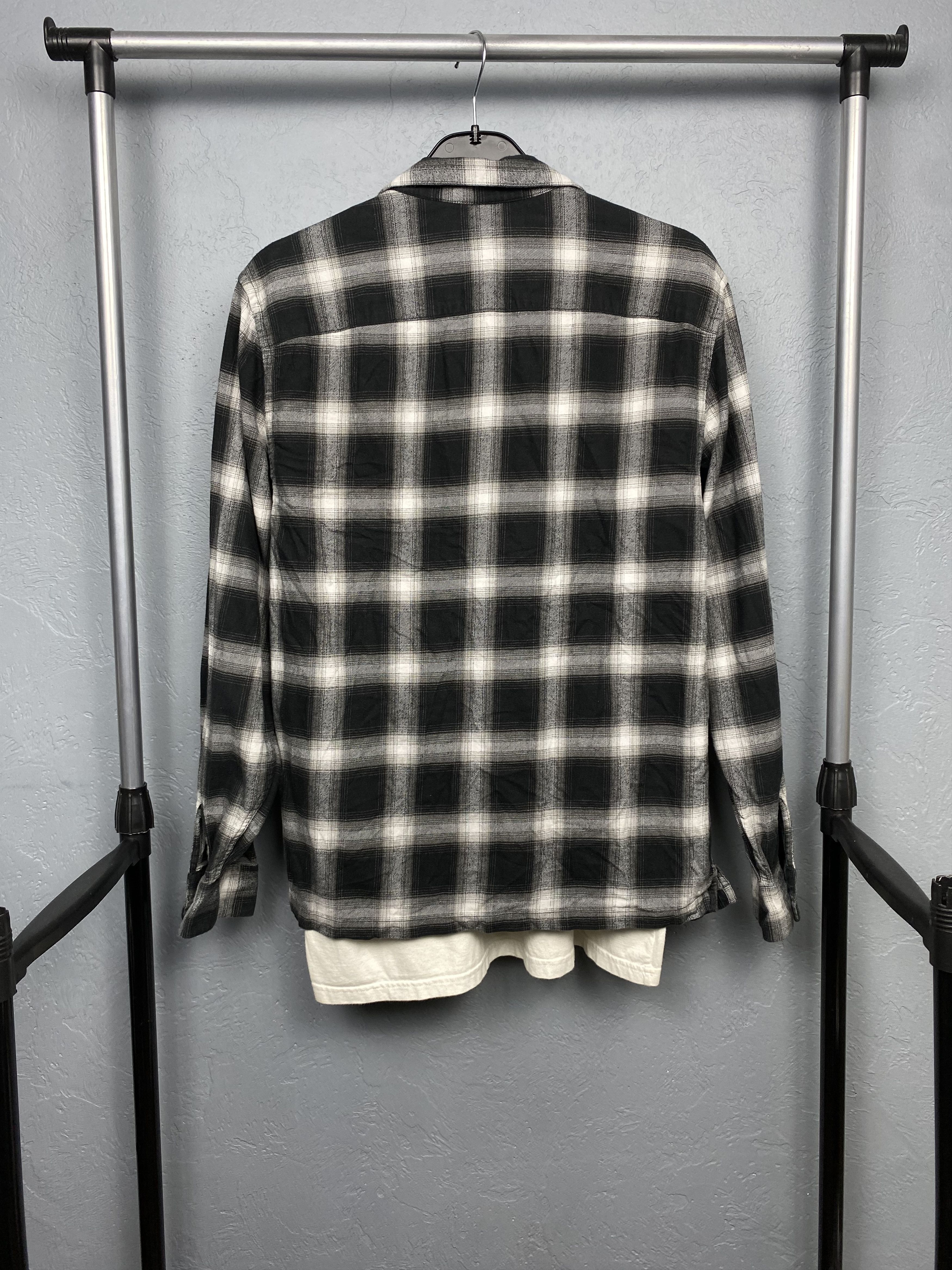 Allsaints Allsaints Mens Irvington Flannel Plaid Shirt Size US XS / EU 42 / 0 - 8 Thumbnail