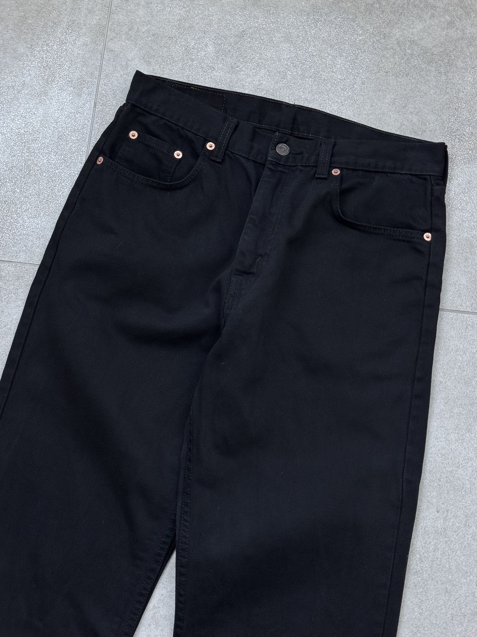 Levi's Vintage Levi's 615 Black Denim Jeans 30x31 Size US 33 - 3 Thumbnail