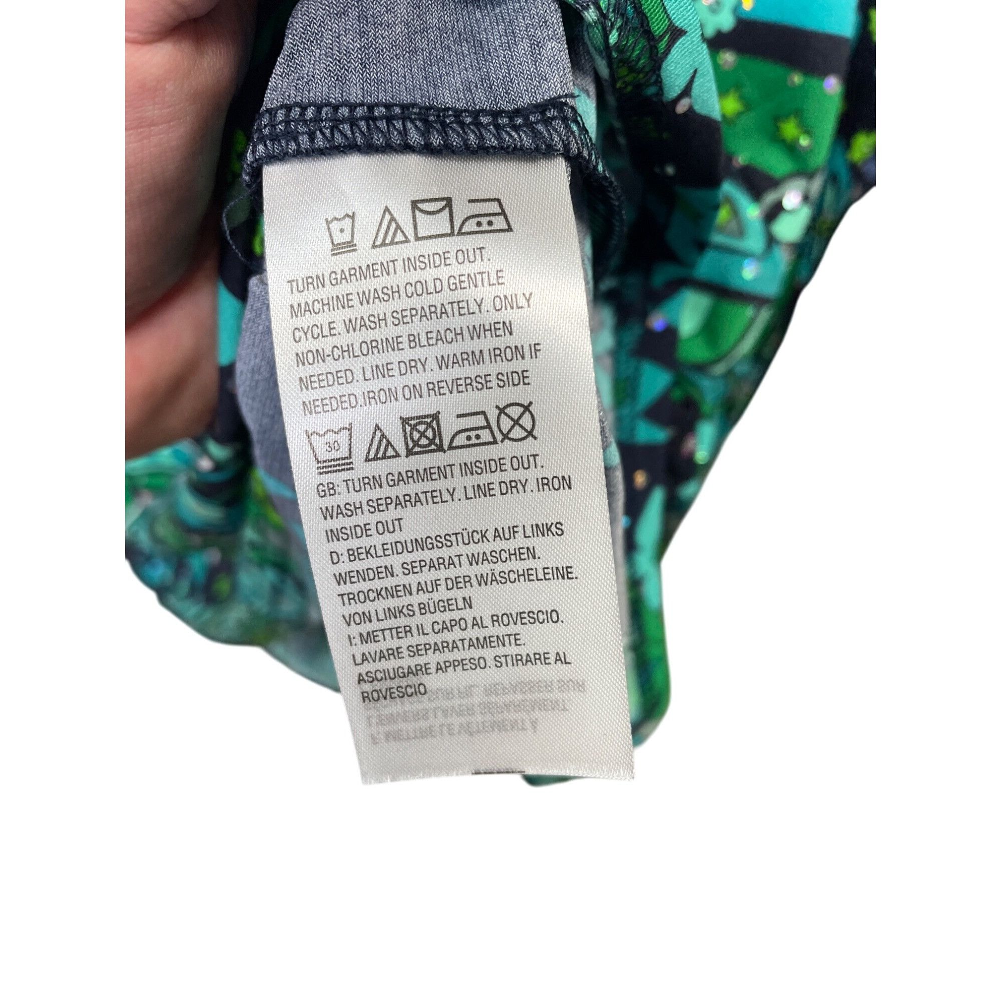 Bob Mackie Bob Mackie Wearable Art Womens Green & Black Floral Blouse S Size L / US 10 / IT 46 - 10 Thumbnail