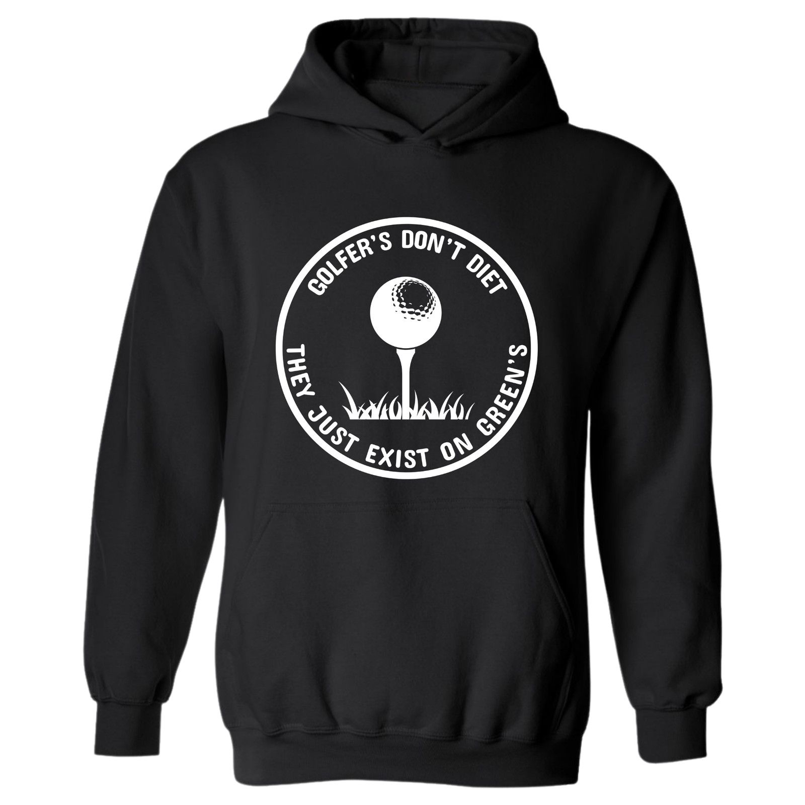 & Other Stories Golf Hoodie Golfers Dont Diet Greens Golfing TEE Sweatshirt Size US L / EU 52-54 / 3 - 9 Thumbnail