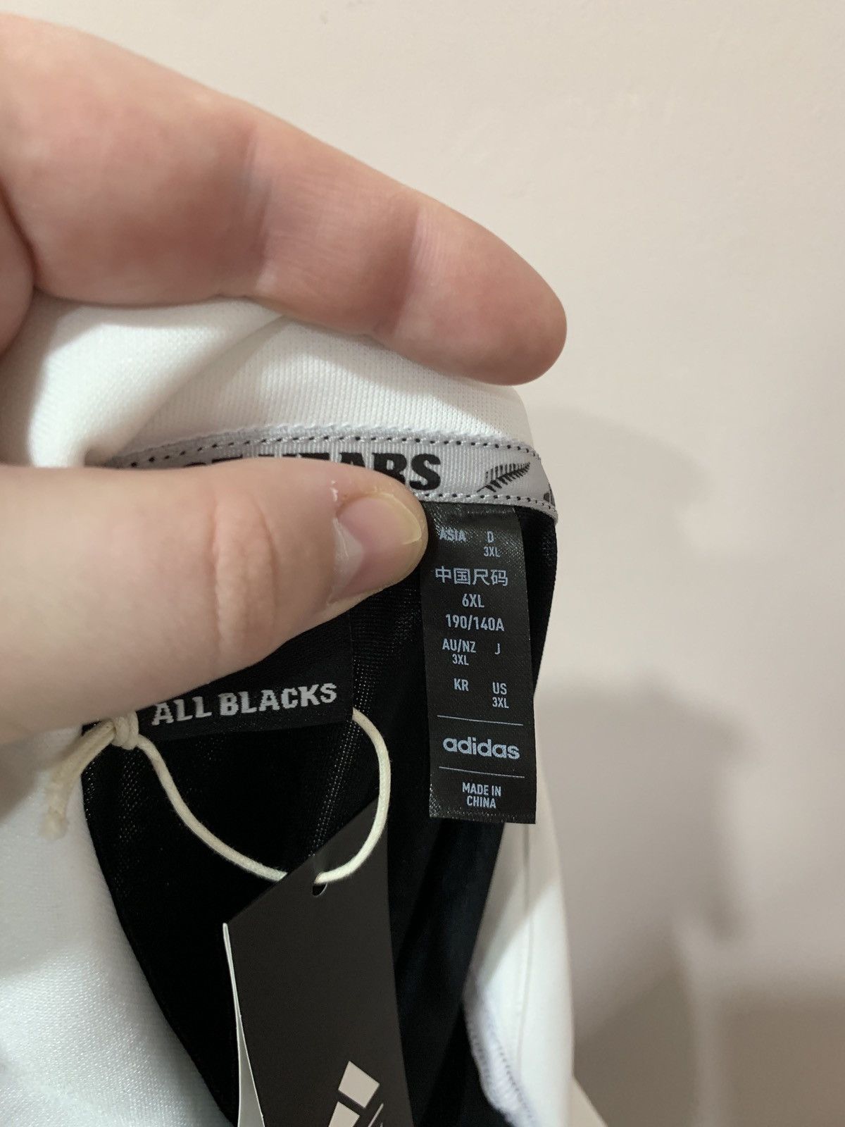 Adidas All Blacks New Zealand 2023 World Cup Rugby Union Shirt 3XL Size US XXL / EU 58 / 5 - 7 Thumbnail