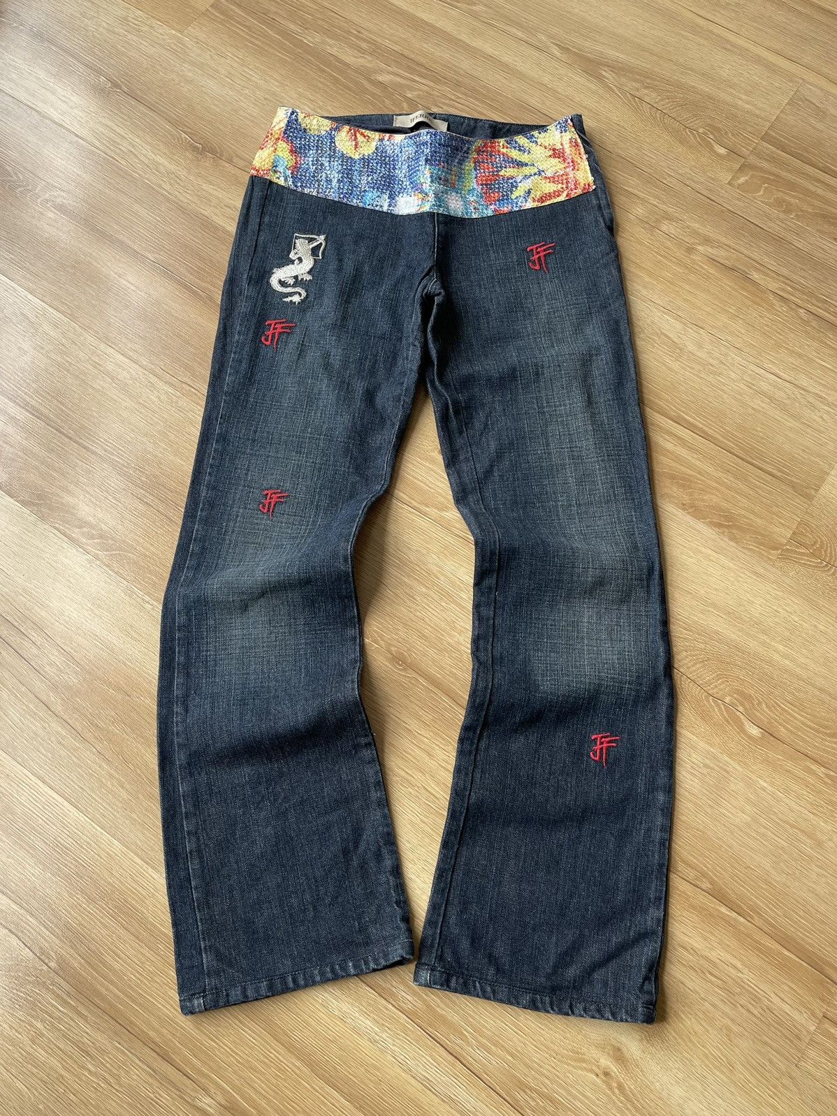 Gianfranco Ferre GIANFRANCO FERRE Japanese Style Flared Jeans Y2K LGB Style Size 27" / US 4 / IT 40 - 1 Thumbnail