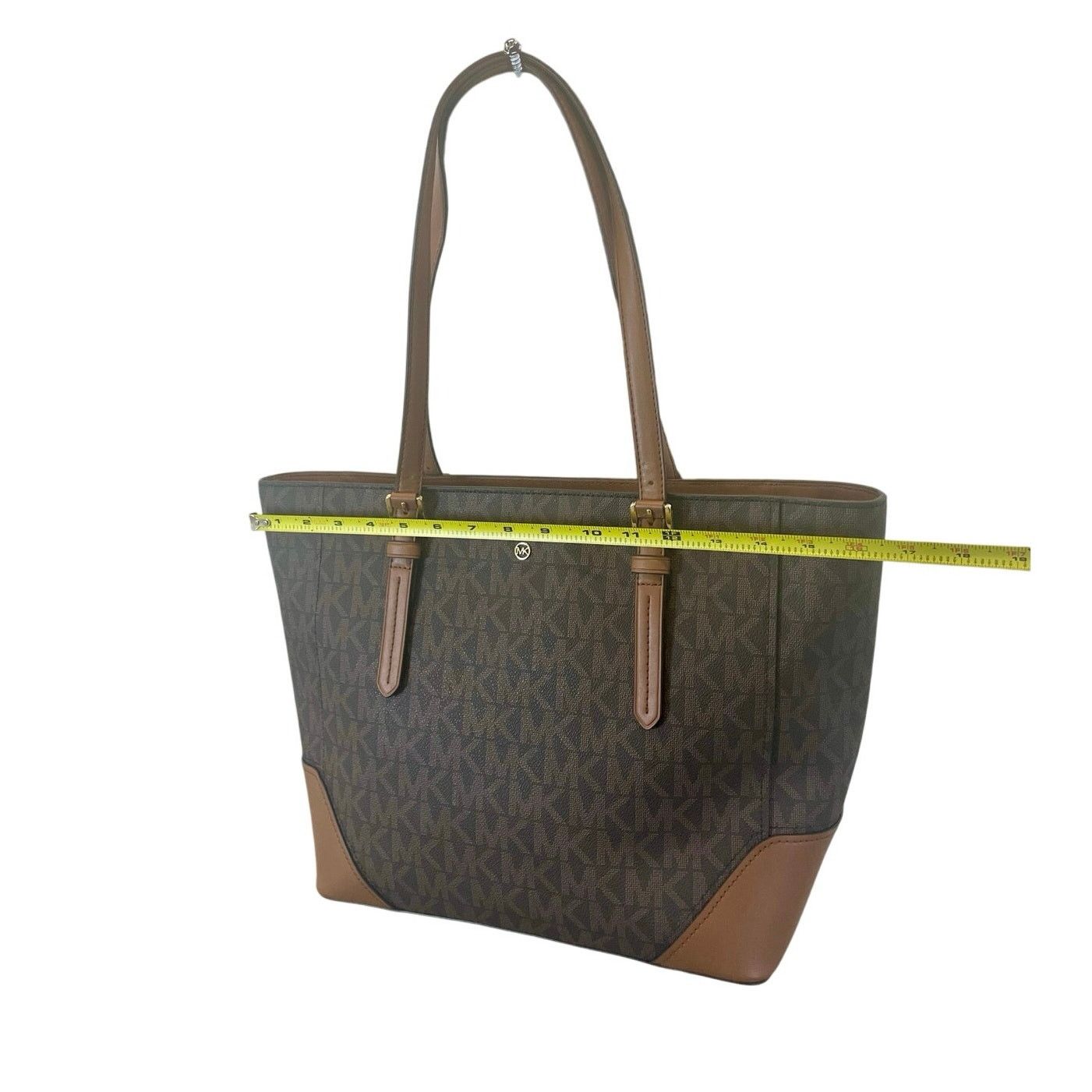 Michael Kors NEW MICHAEL KORS ARIA LARGE TOTE BAG BROWN/ACORN CARRY ALL Size ONE SIZE - 3 Thumbnail