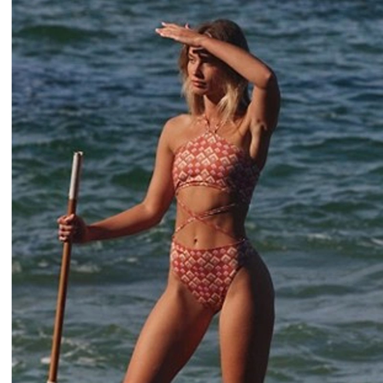 Free People New Free People Beth Richards Gina One-Piece Swimsuit $250 L Size L / US 10 / IT 46 - 1 Thumbnail