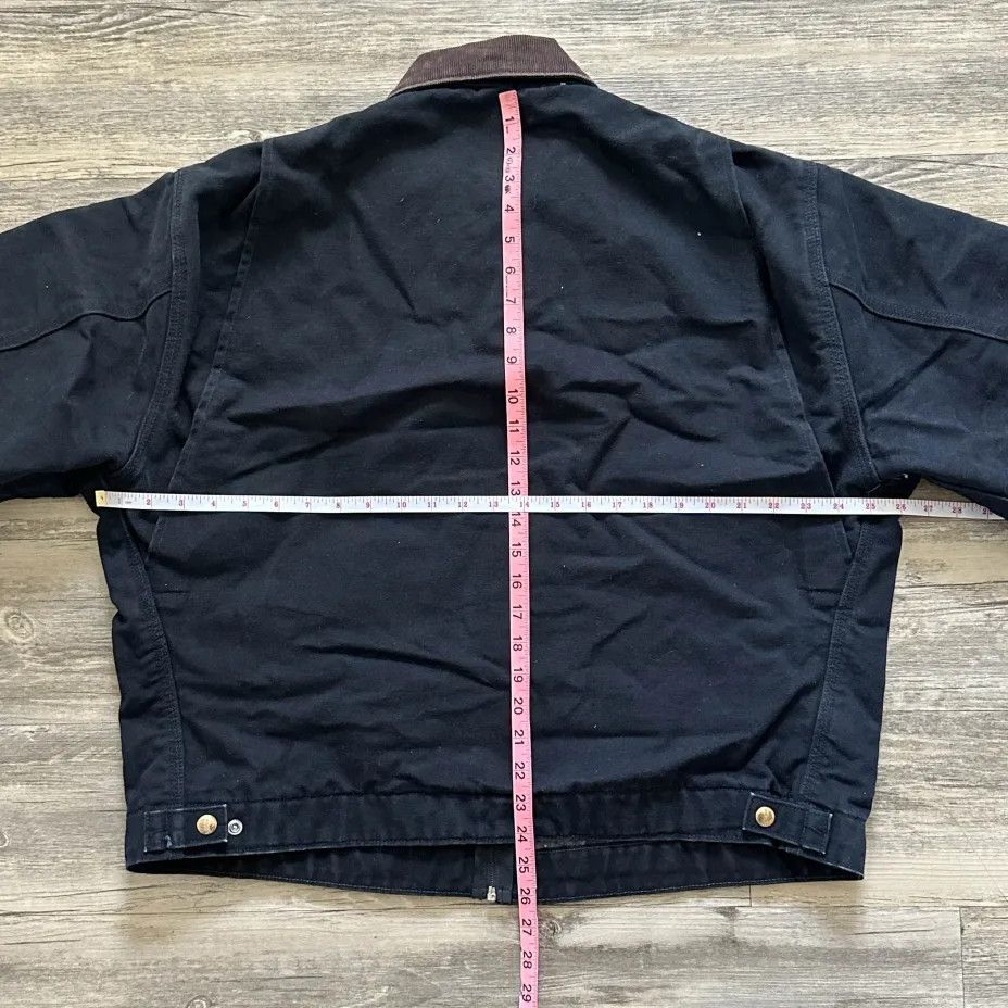 Carhartt Vintage Carhartt J01 BLK Black Detroit Blanket Lined Jacket Size US XL / EU 56 / 4 - 6 Thumbnail