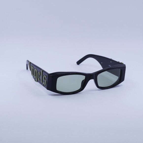 Palm Angels Palm Angels PERI007 ANGEL 1055 Sunglasses Black Rectangle Size ONE SIZE - 1 Thumbnail