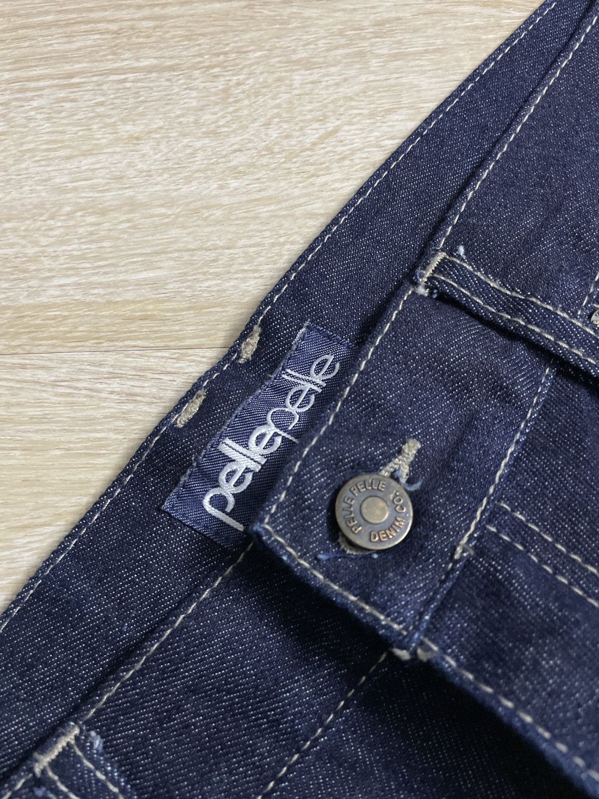 Marc Buchanan × Pelle Pelle × Vintage Vintage Pele Pele X Marc Buchanan Baggy denim pants Size US 34 / EU 50 - 7 Thumbnail
