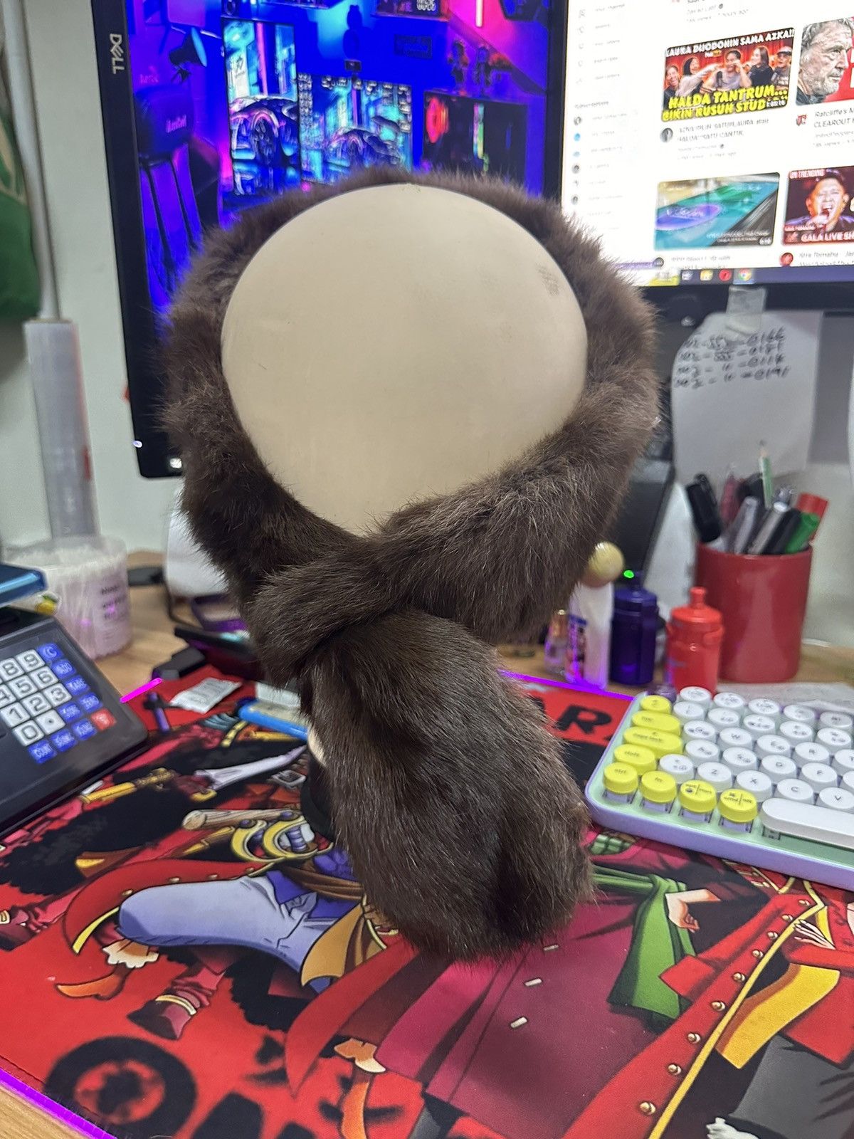 Balmain Head ban fur Size ONE SIZE - 3 Thumbnail