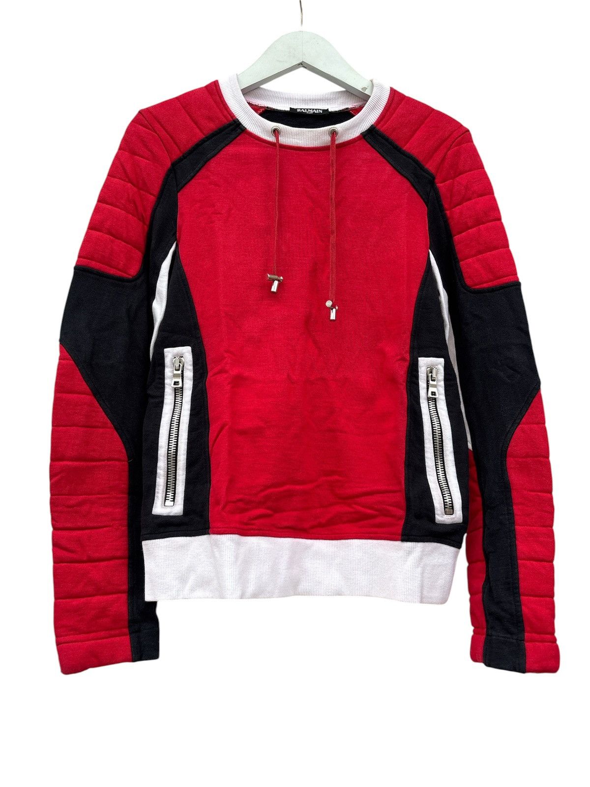 Balmain SS15 Post Decarnin Runway Biker Sweater Size US S / EU 44-46 / 1 - 2 Thumbnail