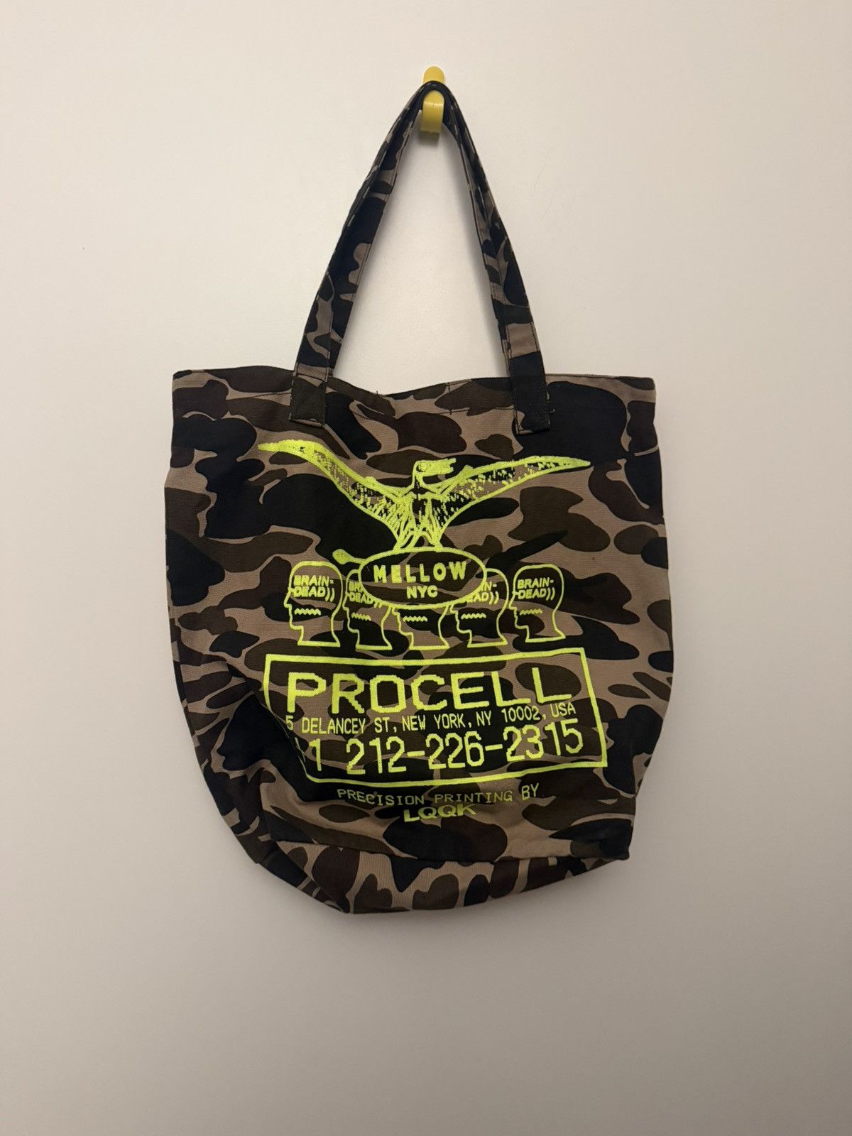 Brain Dead Procell x Brain Dead x Carhartt “Mellow” tote bag Size ONE SIZE - 1 Thumbnail