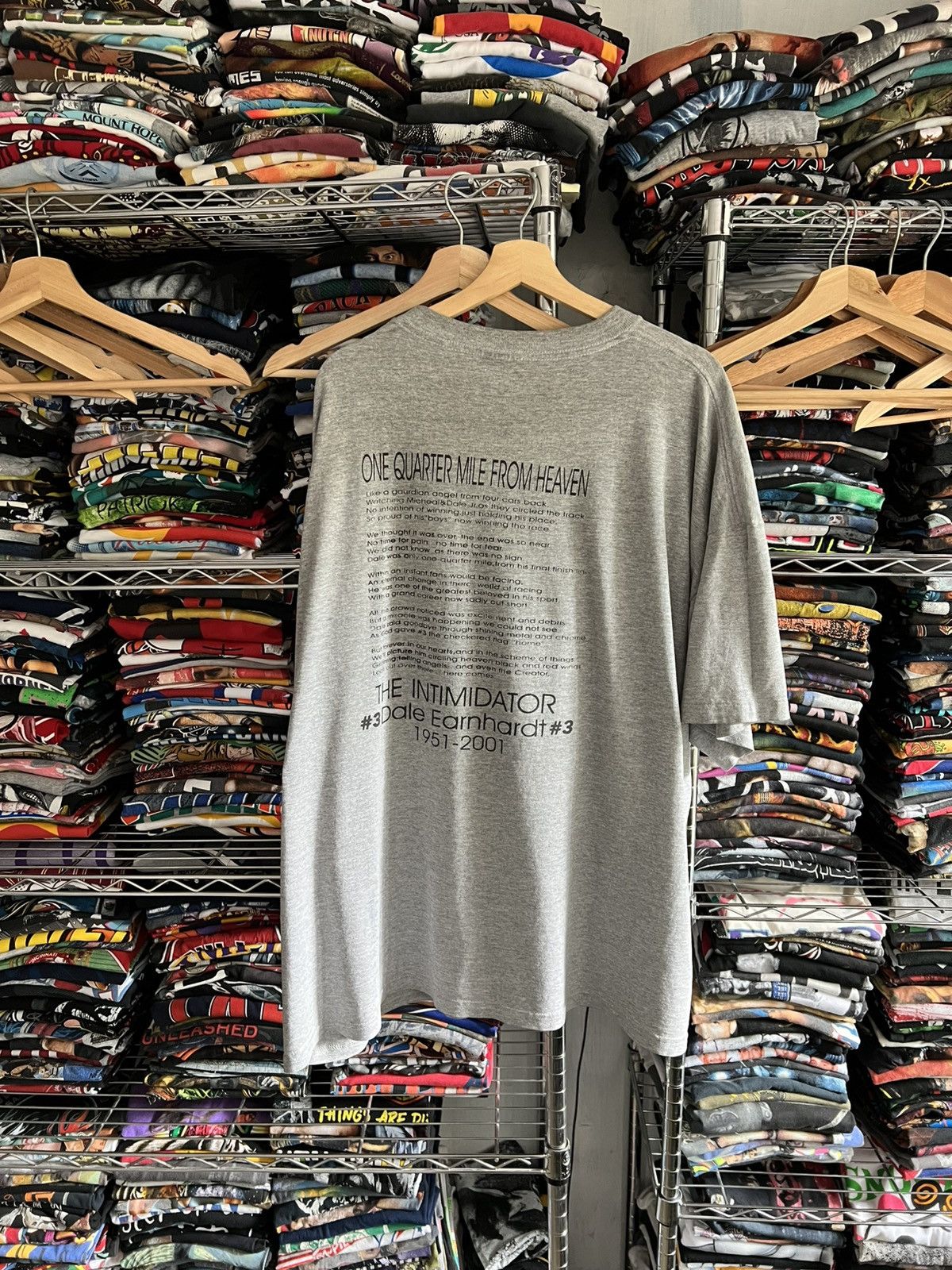 NASCAR 2001 In Memory of Dale Earnhardt Mile from Heaven Racing Tee Size US XXL / EU 58 / 5 - 3 Thumbnail
