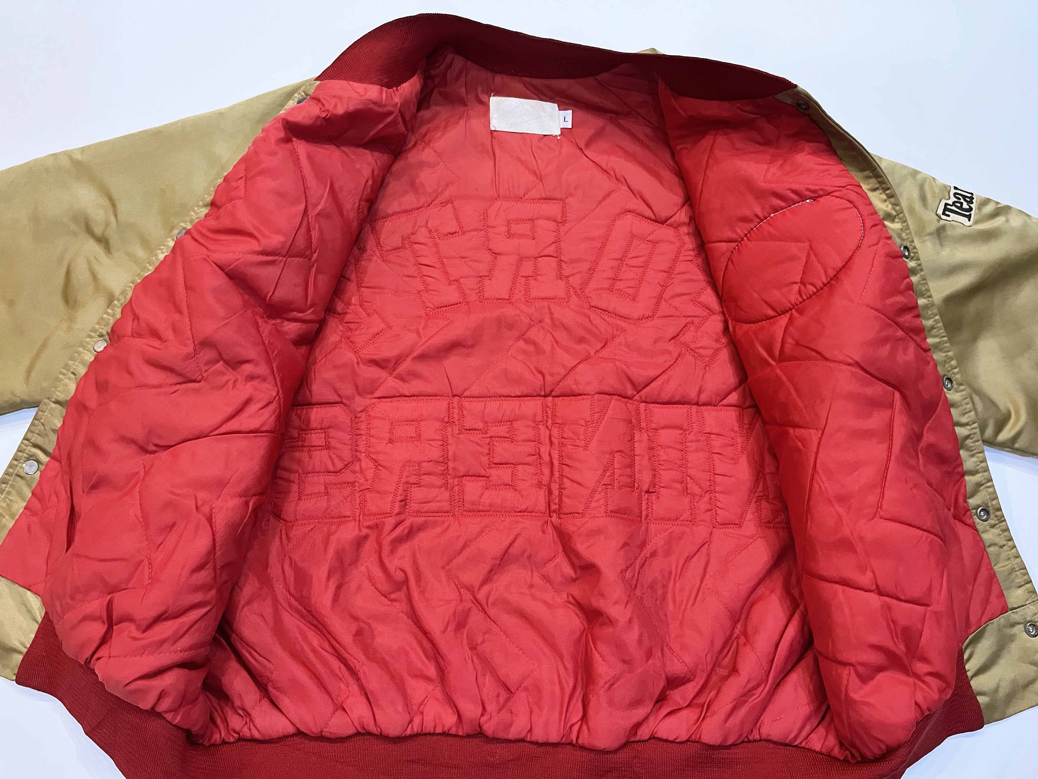 Chalk Line Vintage Chalk Line NFL San Francisco 49ers Bomber Jacket Size US L / EU 52-54 / 3 - 8 Thumbnail