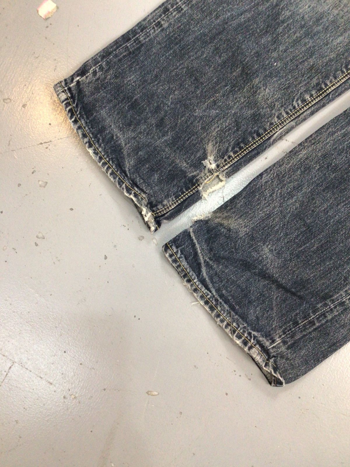 Christian Audigier × Ed Hardy × Vintage Vintage 90s sunfade Ed hardy straight fit denim Size US 32 / EU 48 - 3 Thumbnail