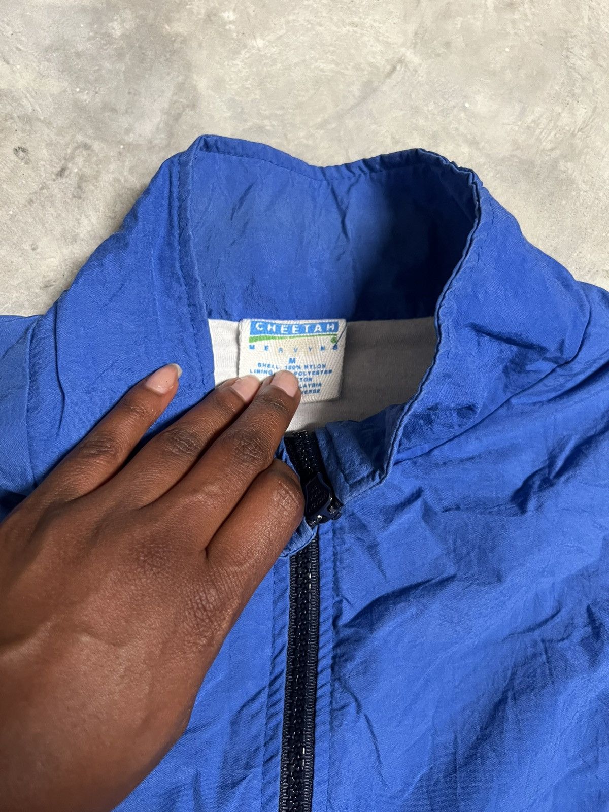 Other blue wind breaker jacket Size US M / EU 48-50 / 2 - 2 Thumbnail