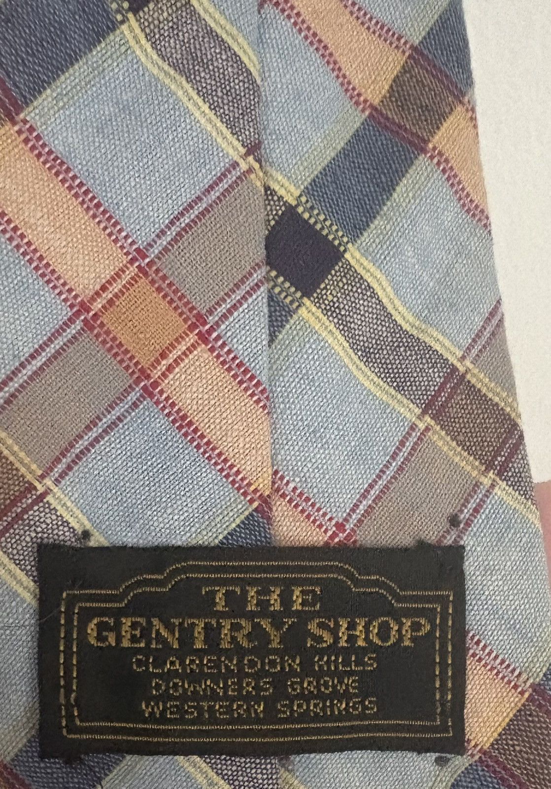 Vintage Vintage Plaid Tie From The Gentry Shop-Chicago/chicagoland Size ONE SIZE - 2 Thumbnail