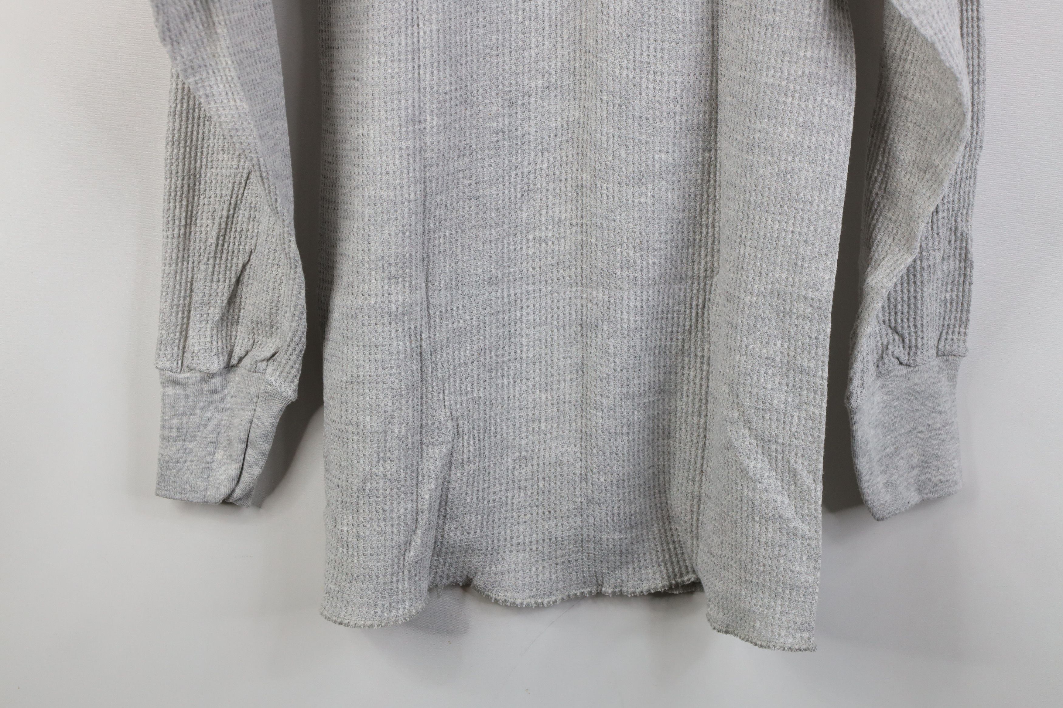 Vintage Vintage 70s Streetwear Waffle Knit Long Sleeve T-Shirt USA Size US L / EU 52-54 / 3 - 12 Thumbnail