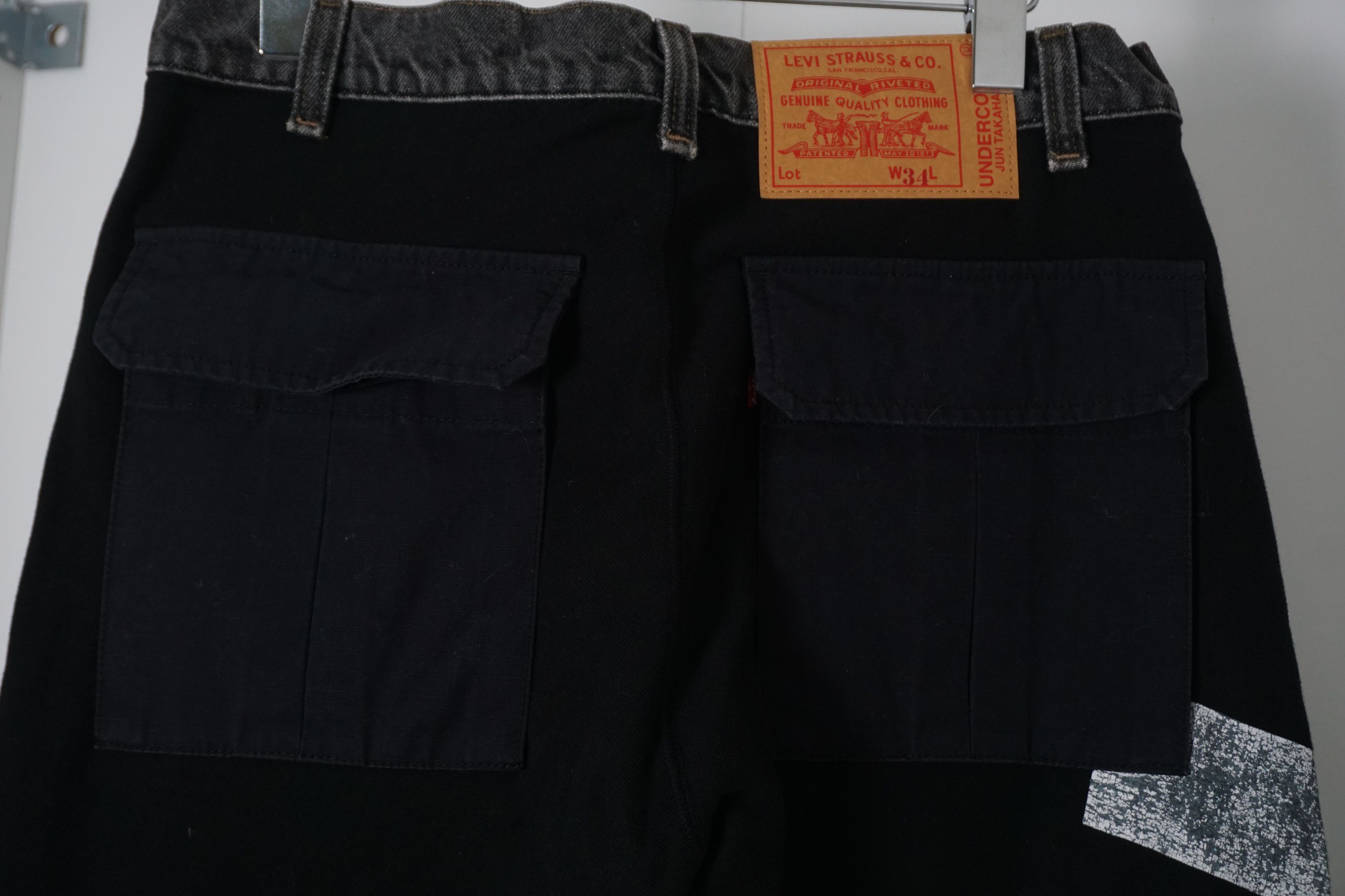 Levi's × Undercover Rebelgods Denim Sweat Hybrid Redux Pants Size US 34 / EU 50 - 6 Thumbnail