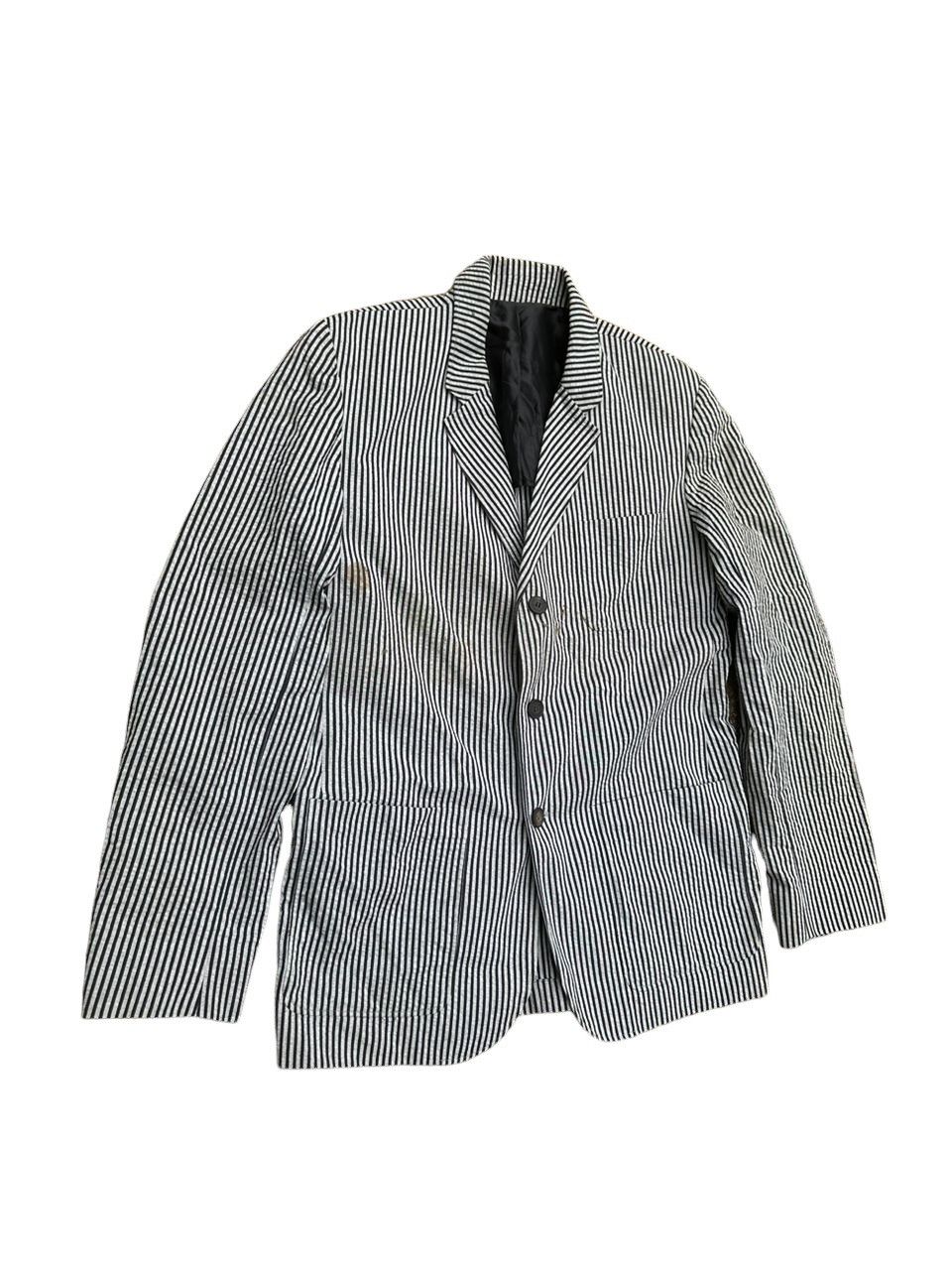 A.P.C. Vtg🔥A.P.C Striped Blazer Coat Jacket Size 38R - 5 Thumbnail