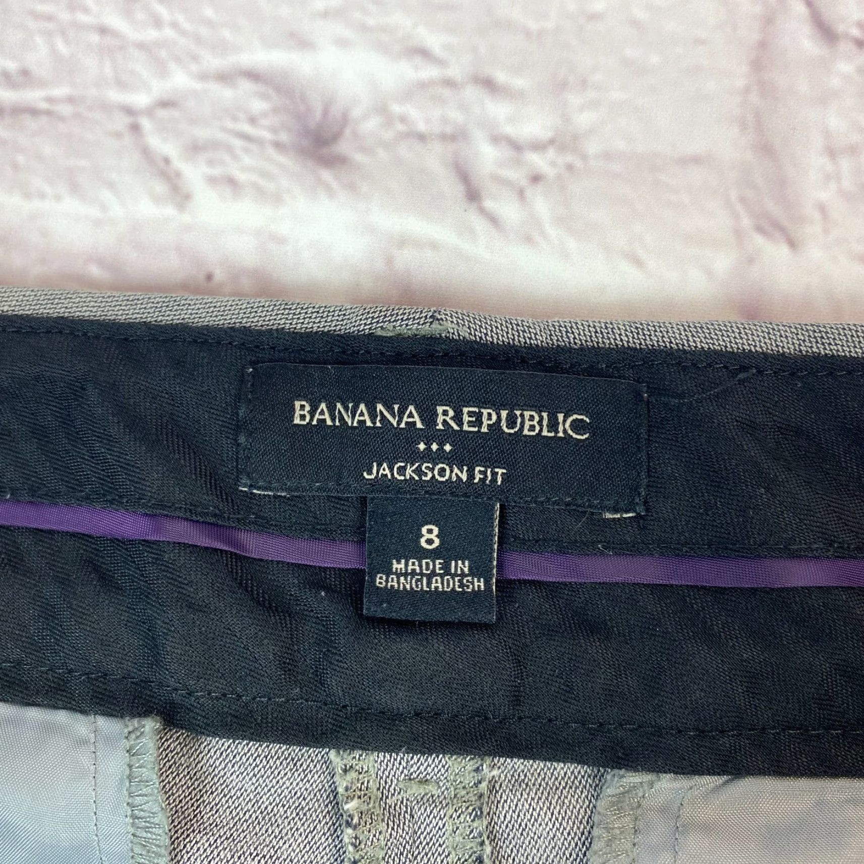 Banana Republic VINTAGE Banana Republic Womens Work Pants Petite Size 8 Jackson Fit Slim Ankle Trouser Size 30" / US 8 / IT 44 - 3 Thumbnail