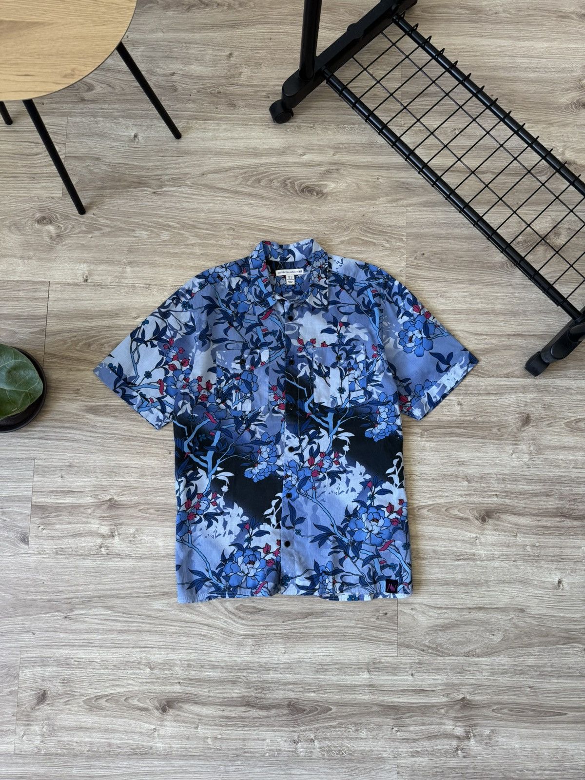 Designer H&M x Matthew Williamson Hawaiian Floral Print Shirt Size US L / EU 52-54 / 3 - 1 Thumbnail