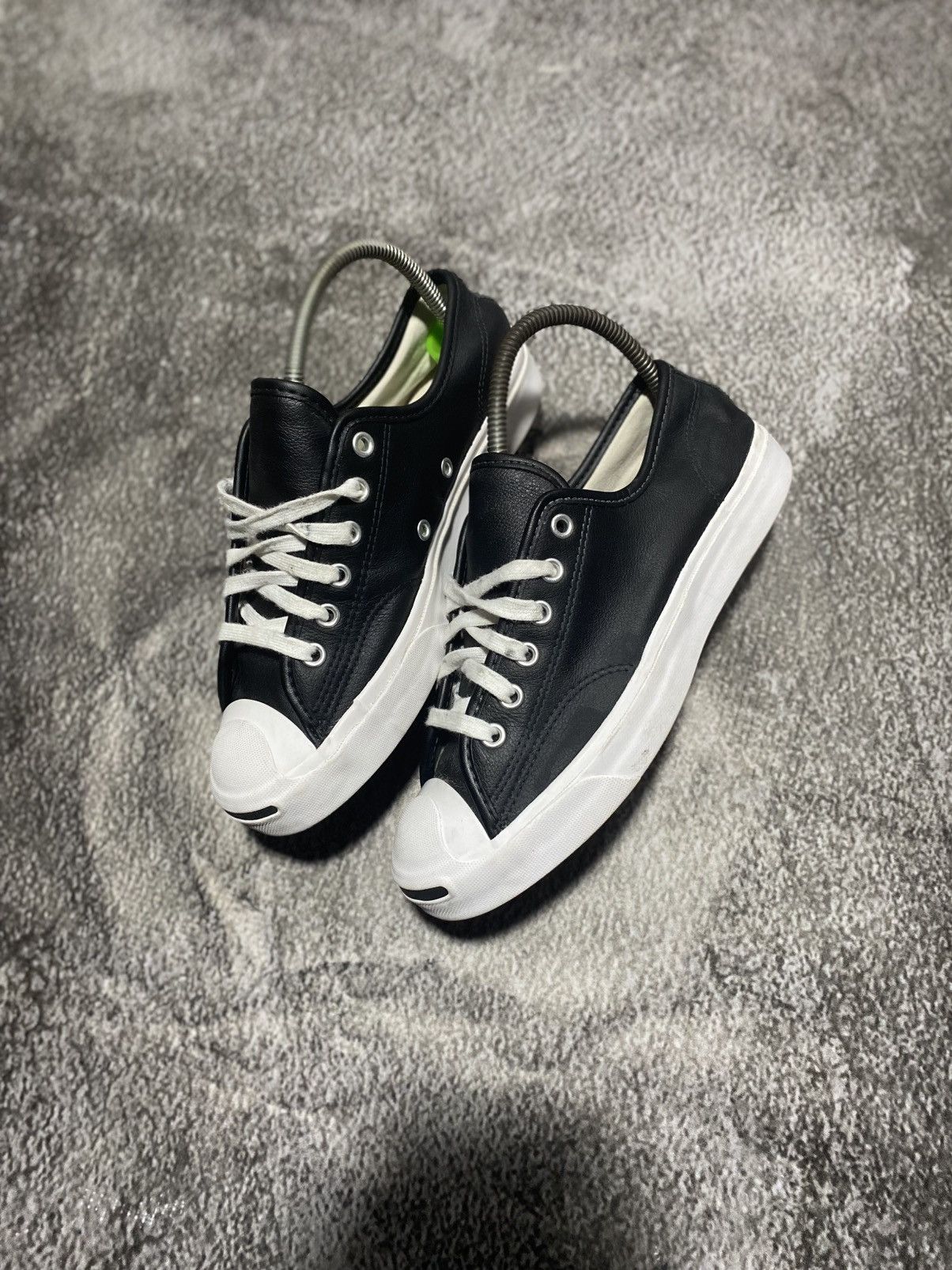 Converse Converse jack purcell black white leather Size US 7.5 / IT 37.5 - 1 Thumbnail