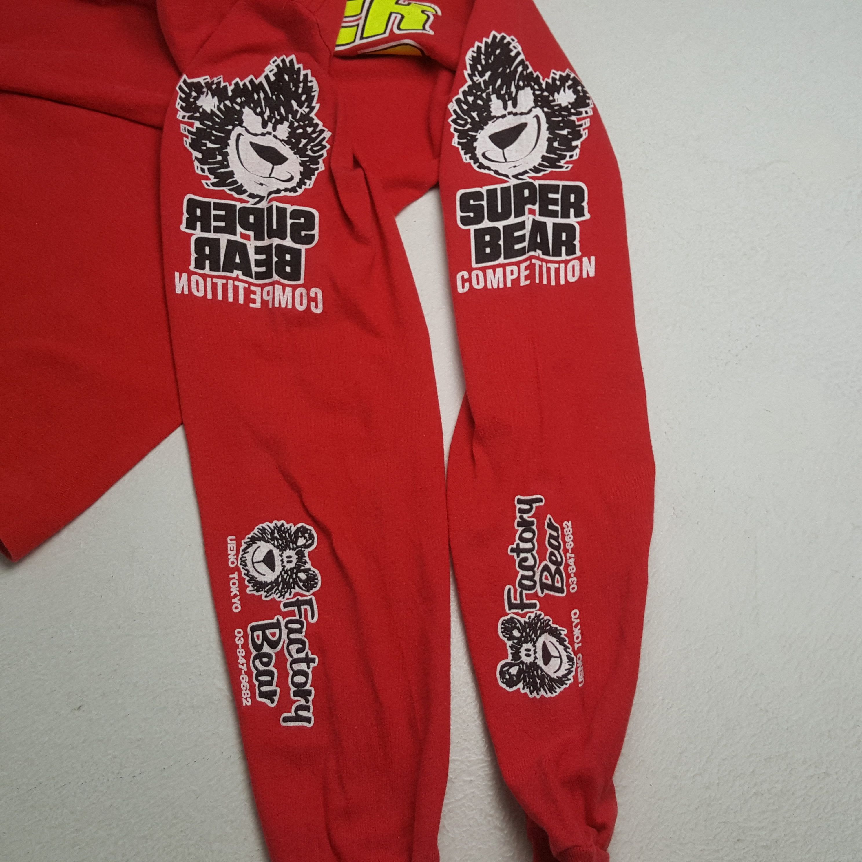 Vintage SUPER BEAR COMPETITION Streetwear Style Tshirt 31 Size US M / EU 48-50 / 2 - 7 Thumbnail
