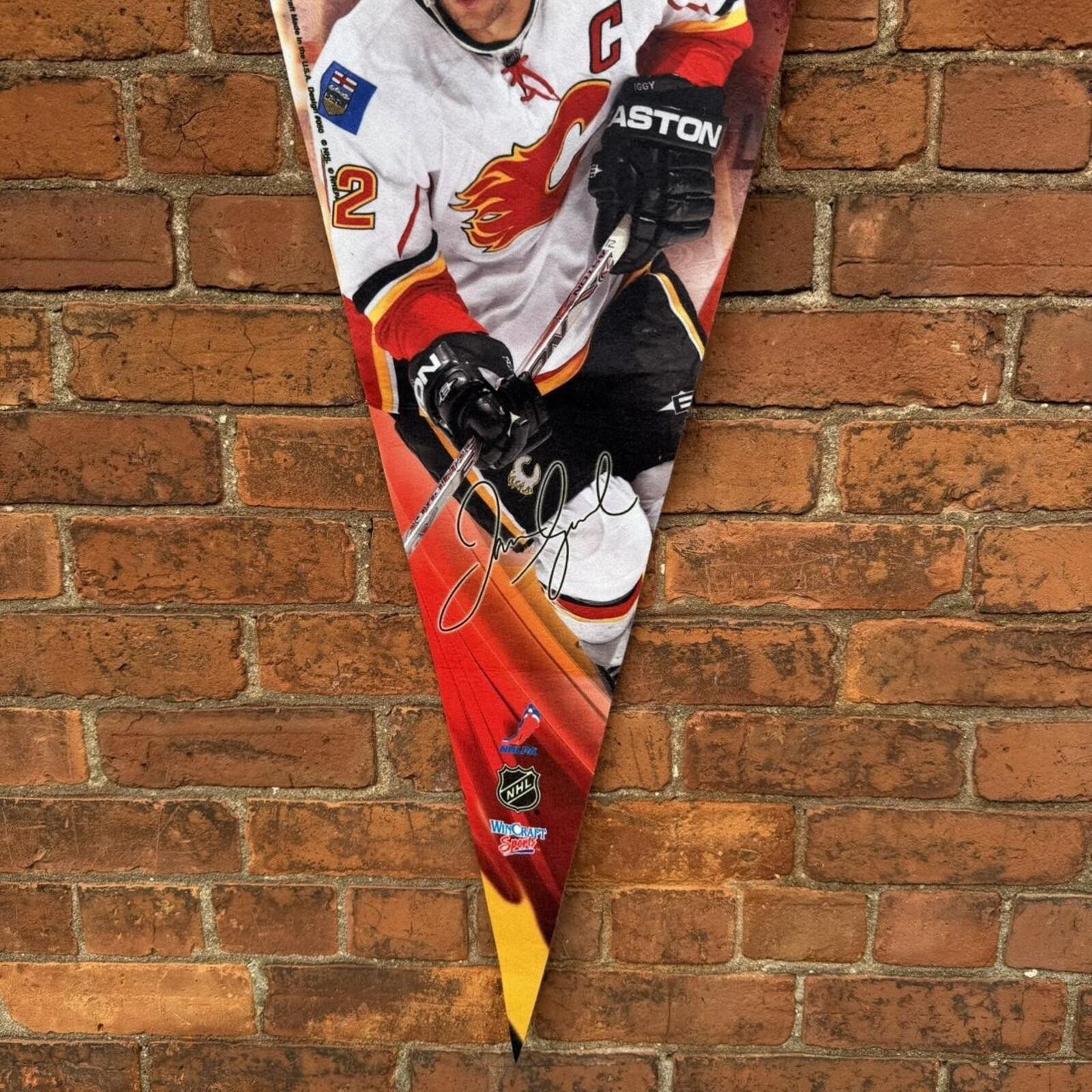 Other vintage Jerome Iginla Calgary flames pennant Size ONE SIZE - 3 Thumbnail