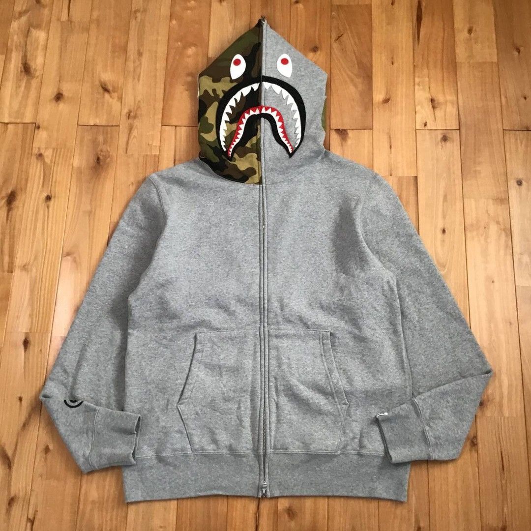 Bape 2024 BAPE CAMO 1st Shark full zip hoodie a bathing ape Size US L / EU 52-54 / 3 - 2 Thumbnail