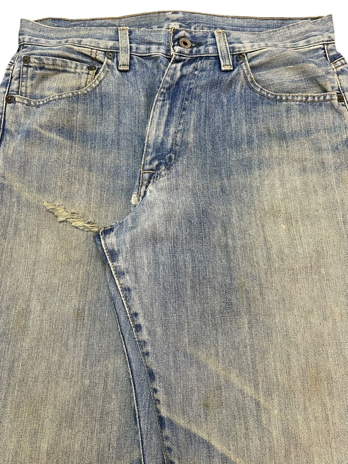 Polo Ralph Lauren Vintage RL Polo Ralph Lauren Mud Wash Distress Baggy Jeans Size US 32 / EU 48 - 4 Thumbnail