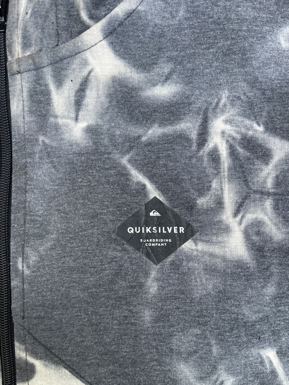 Quiksilver Quiksilver Lightning Zip Hoodie Rare Abstract Print Size US L / EU 52-54 / 3 - 4 Thumbnail