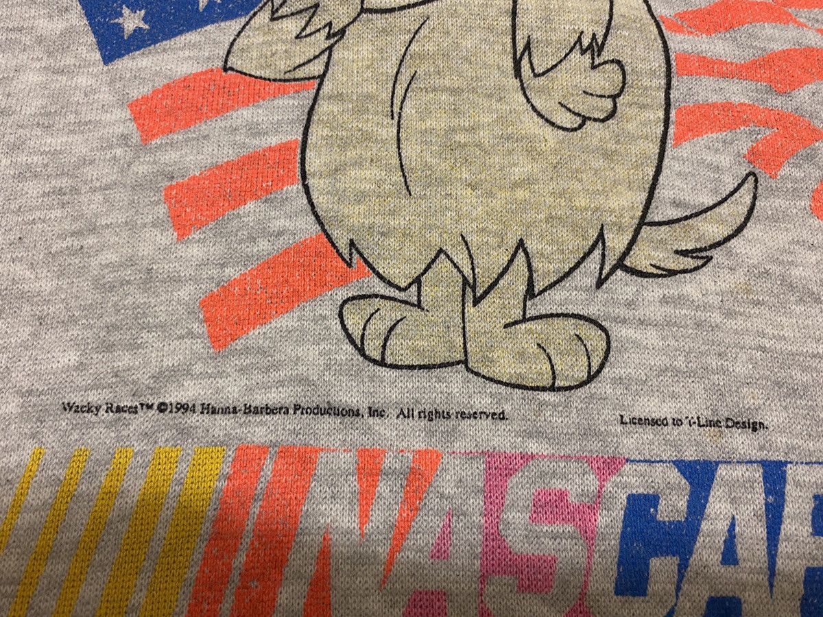 NASCAR Vtg 90s Nascar Wacky Races Hanna Barbera Trashed Hoodie Size US M / EU 48-50 / 2 - 7 Thumbnail