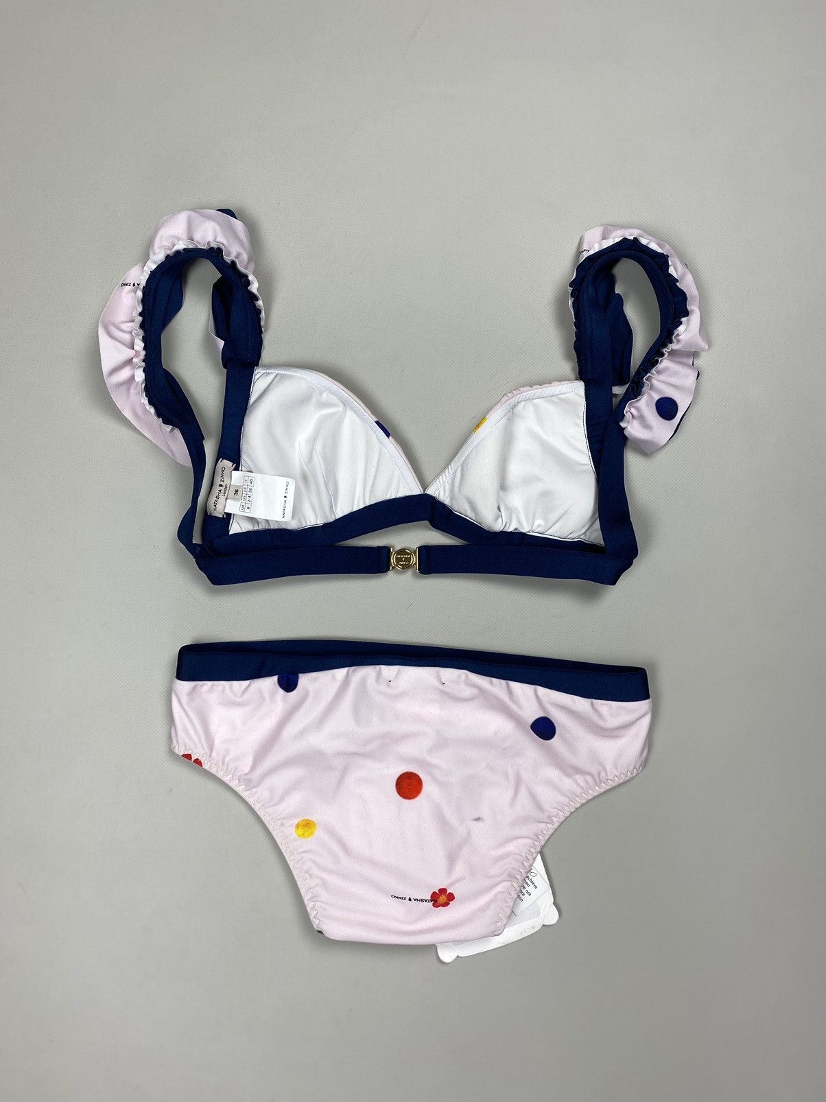 Natasha Zinko BNWT! Natasha Zinko Neoprene Bikini 2 Piece swim suit Size XS / US 0-2 / IT 36-38 - 6 Thumbnail