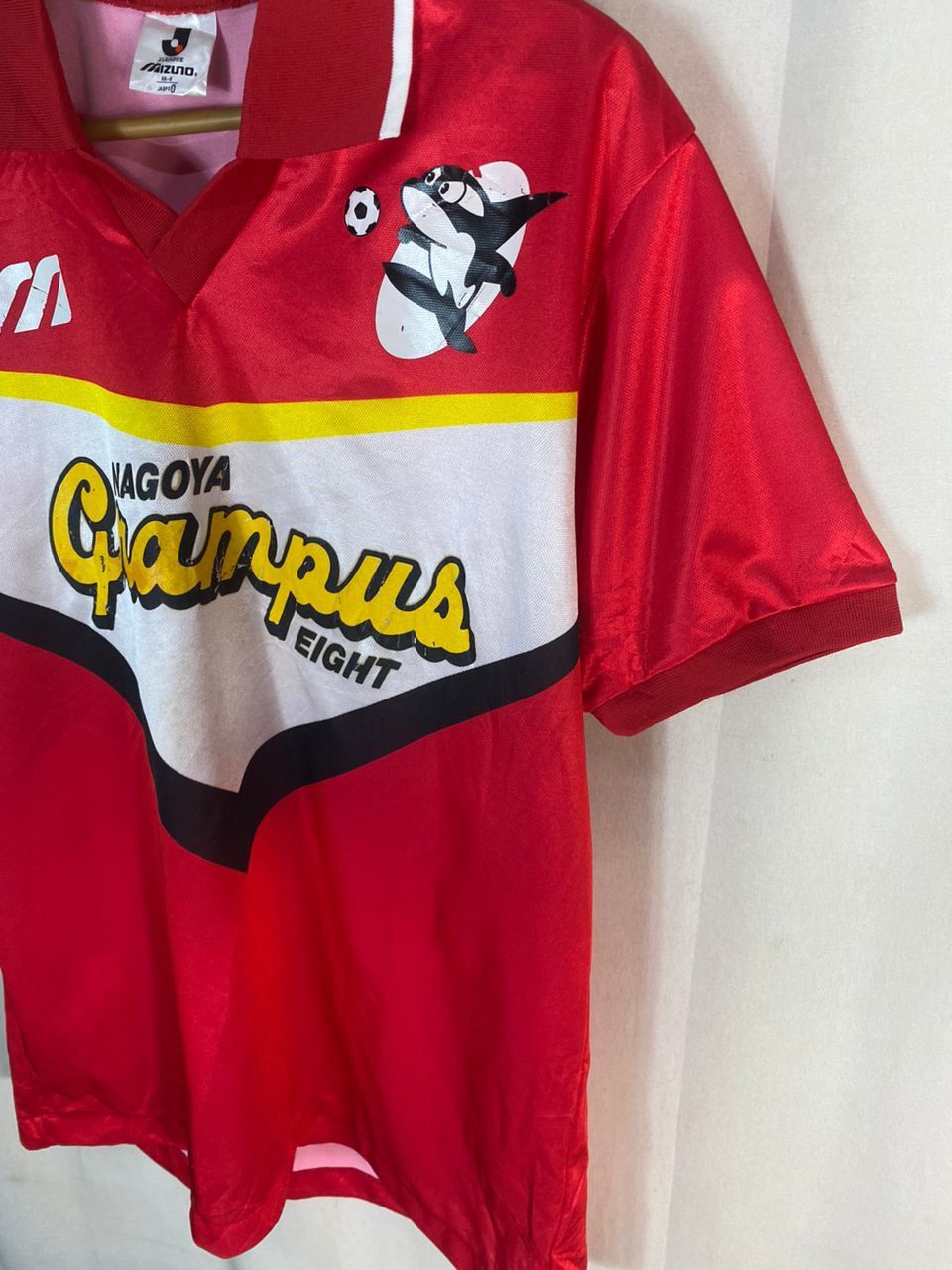 Mizuno × Vintage Vintage Nagoya grampus 1991/92 jersey shirt by mizuno Size US L / EU 52-54 / 3 - 2 Thumbnail