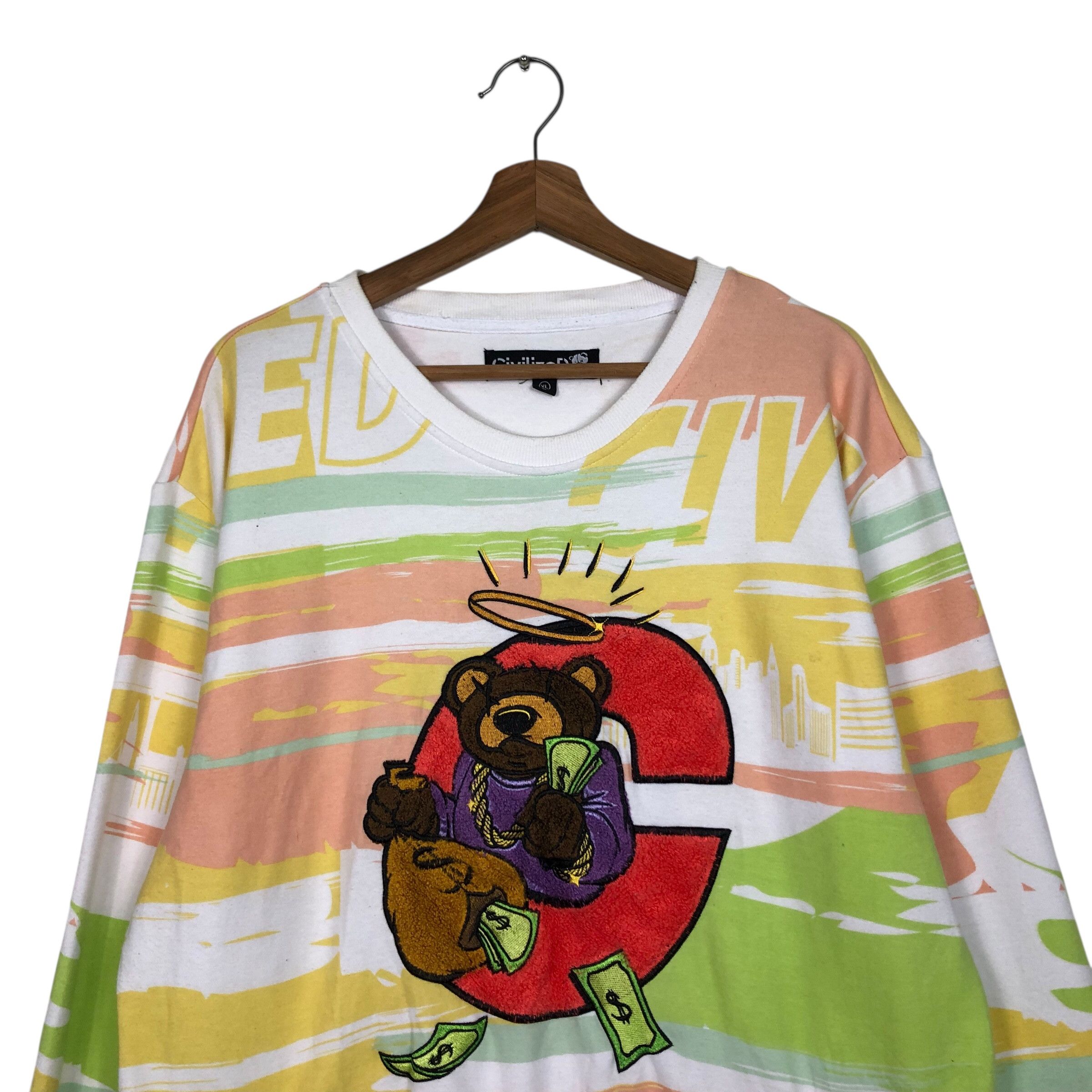Japanese Brand 📌Colourful Design Civilided Sweatshirt Size US XL / EU 56 / 4 - 4 Thumbnail