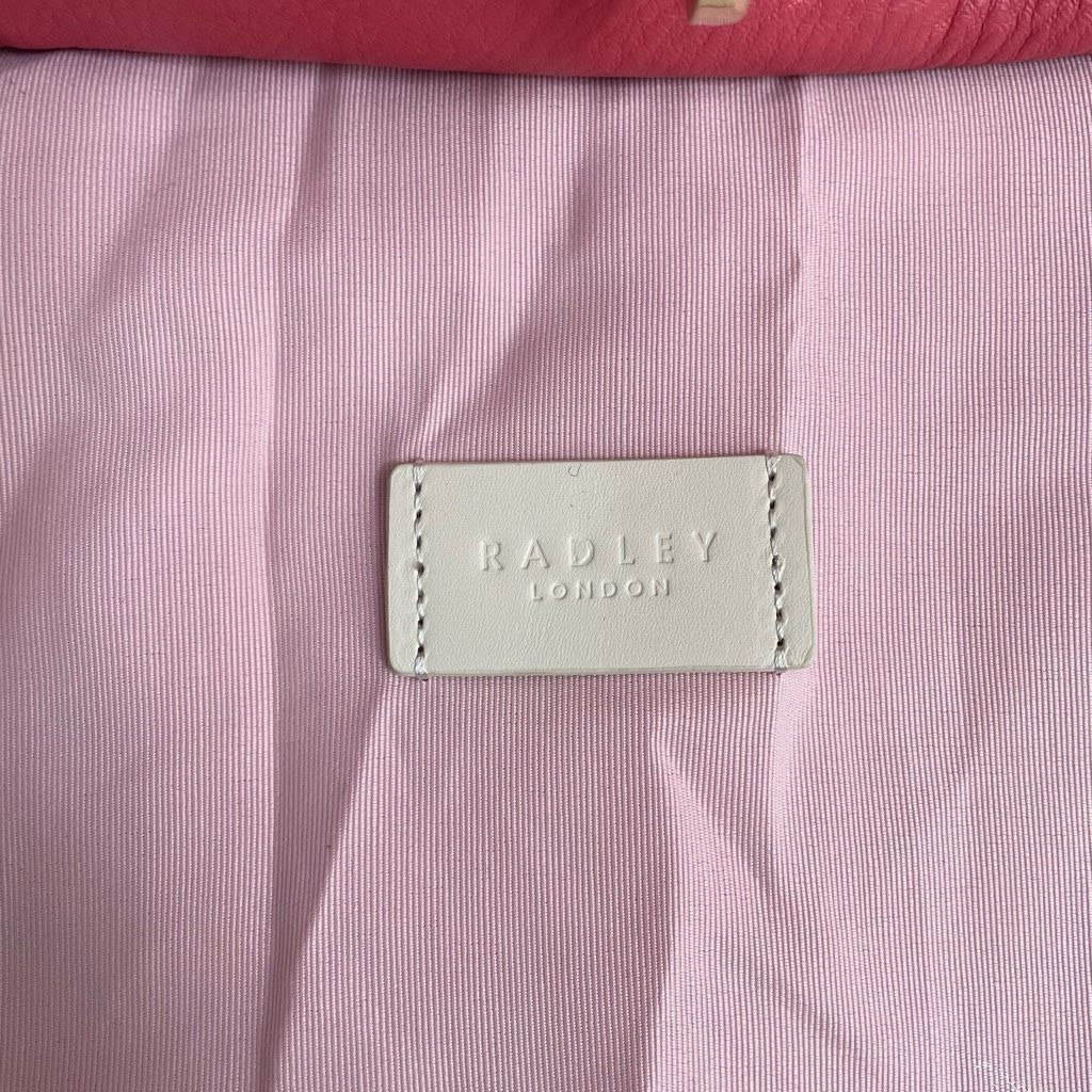Other Radley London Pebble Leather Shoulder Bag Burnham Beeches Coral Pink Size ONE SIZE - 4 Thumbnail