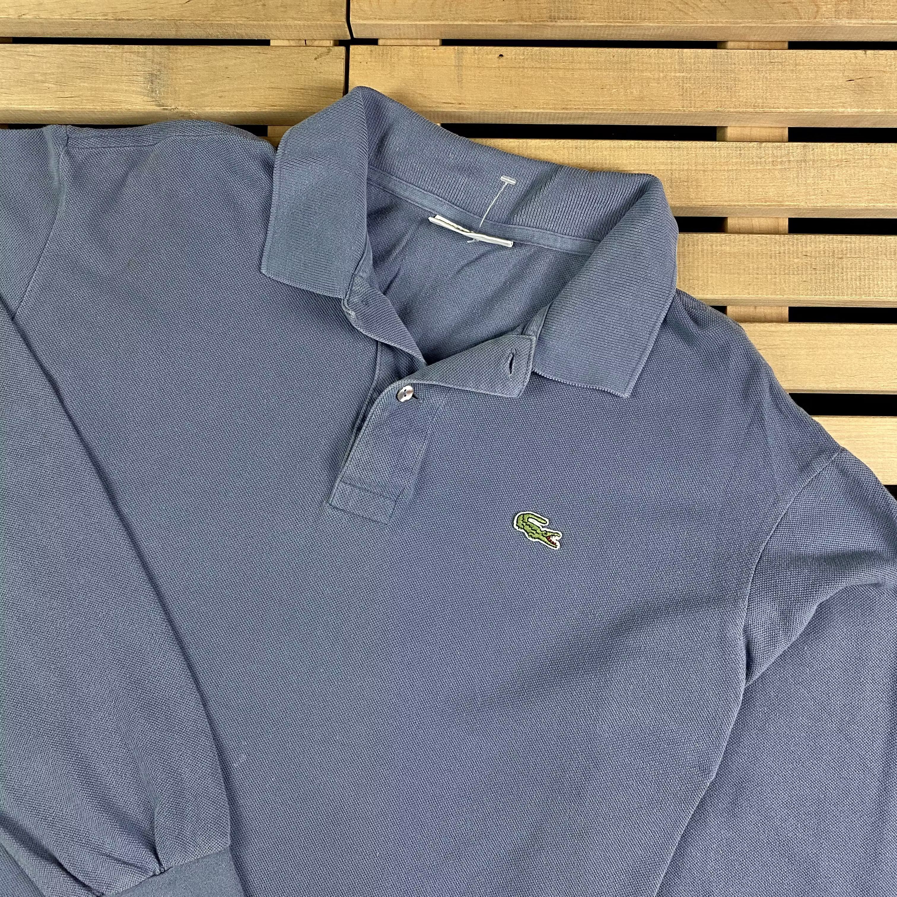 Lacoste × Vintage Mens Long Sleeve Lacoste Chemise Vintage Size 7 Size US L / EU 52-54 / 3 - 2 Thumbnail