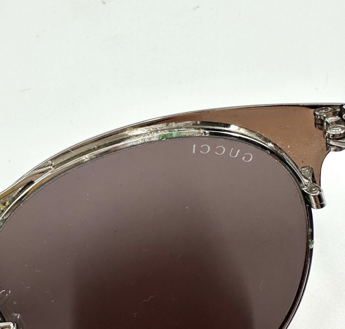 Gucci Gucci/Round Half-Frame Sunglasses K12 Size ONE SIZE - 5 Thumbnail