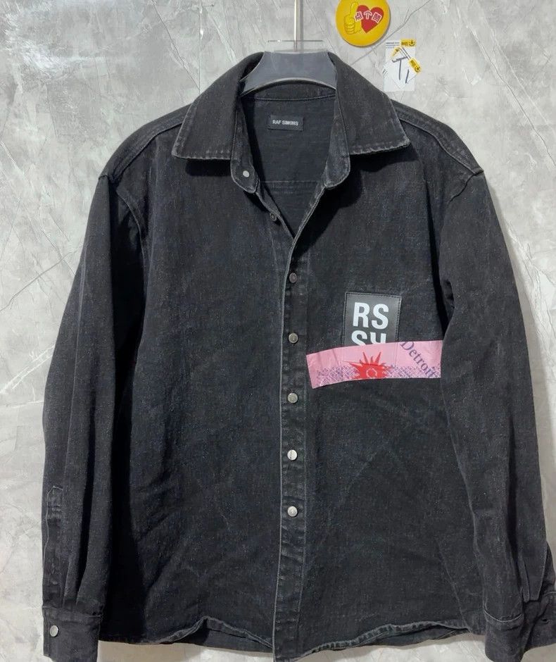 Raf simons size 180 S18 Blade Runner Denim Shirt
