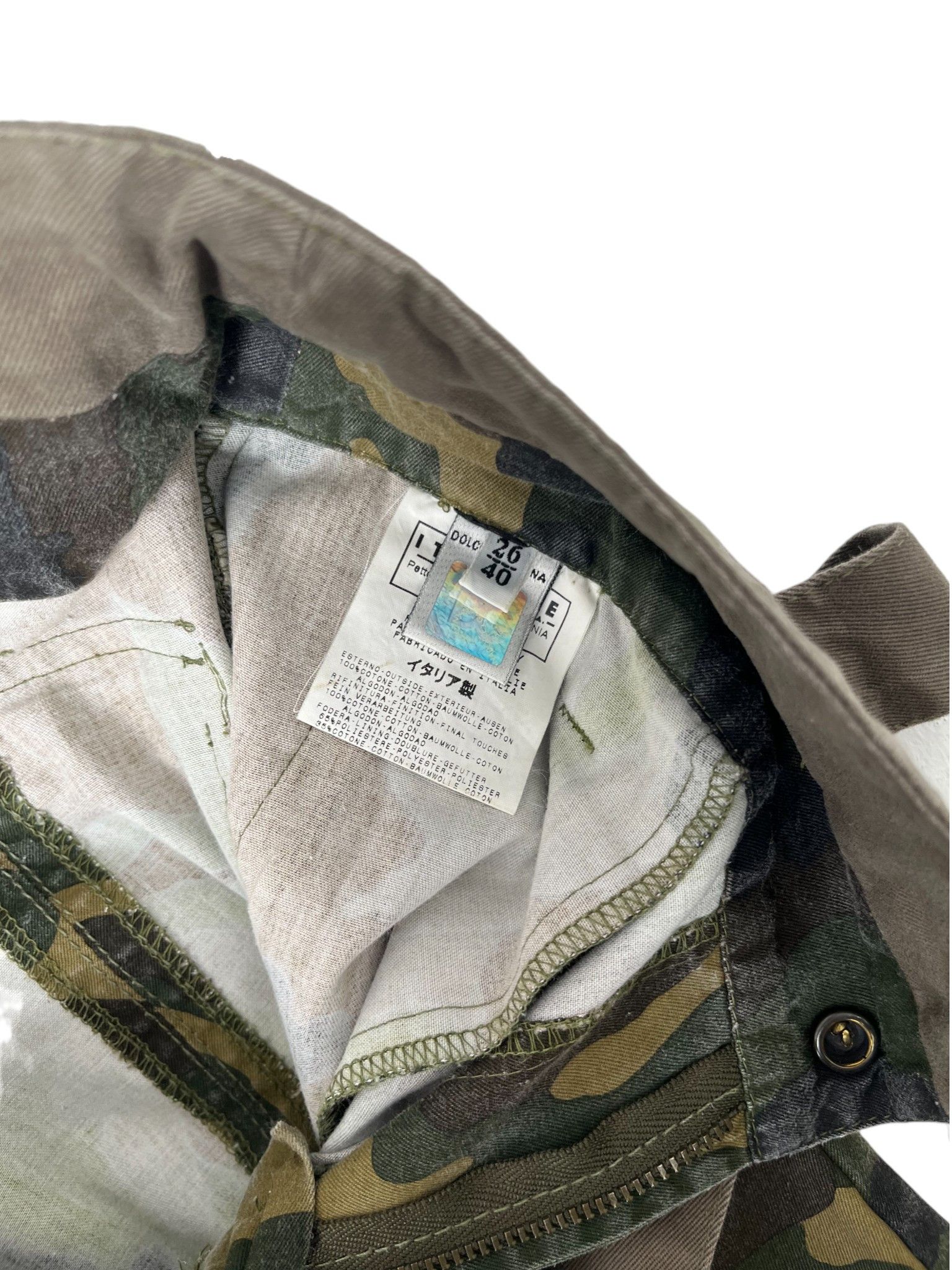 Dolce & Gabbana F/W 2003 Bondage Parachute Camo Pants Size 27" / US 4 / IT 40 - 11 Thumbnail