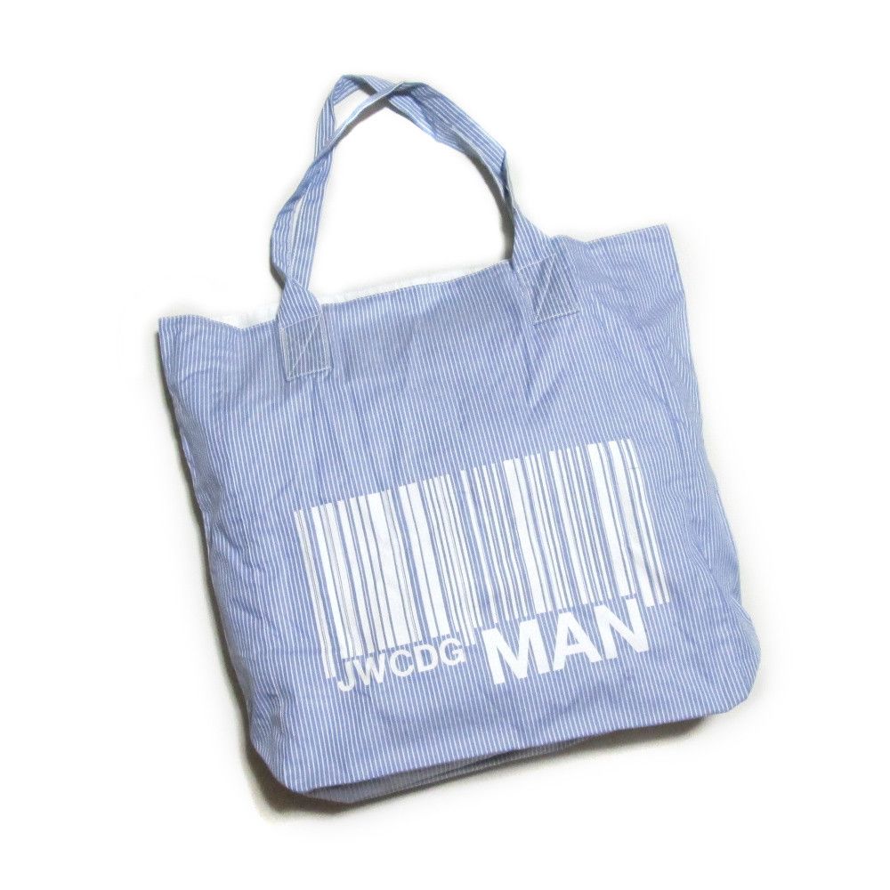 Comme des Garcons Bag Logo Barcode Tote Blue Size ONE SIZE - 1 Thumbnail