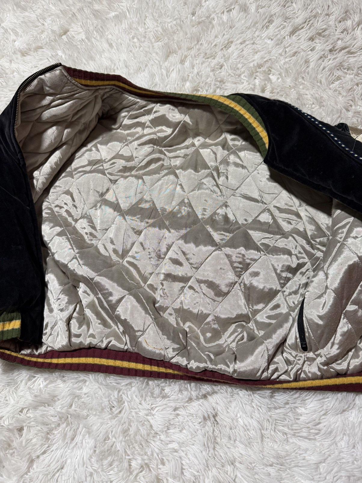 Kapital Kapital Velveteen Sham Bomber Jacket skull and snake Size US M / EU 48-50 / 2 - 6 Thumbnail