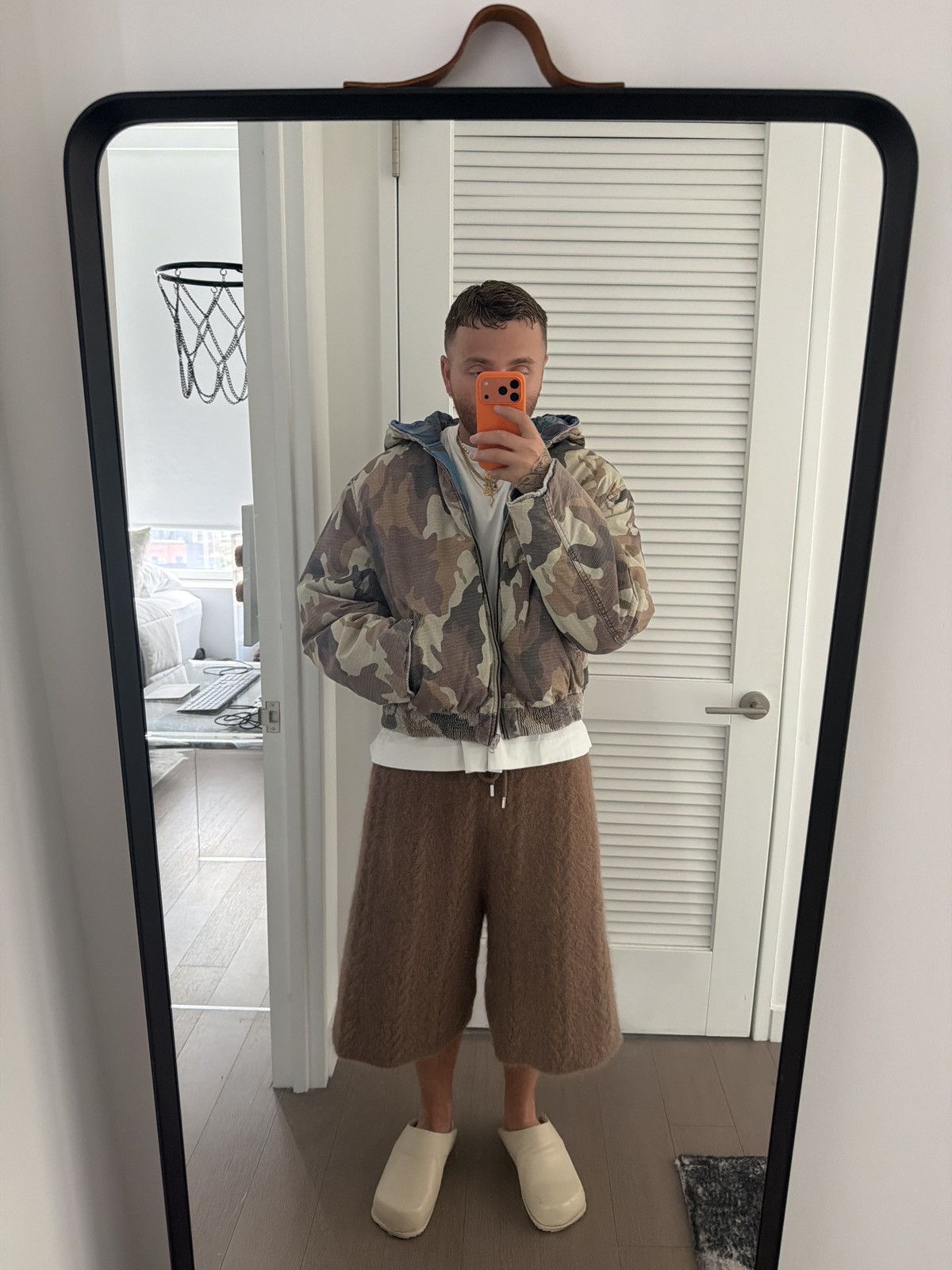 424 424 camo bomber jacket reversible size XL cropped Size US L / EU 52-54 / 3 - 10 Thumbnail
