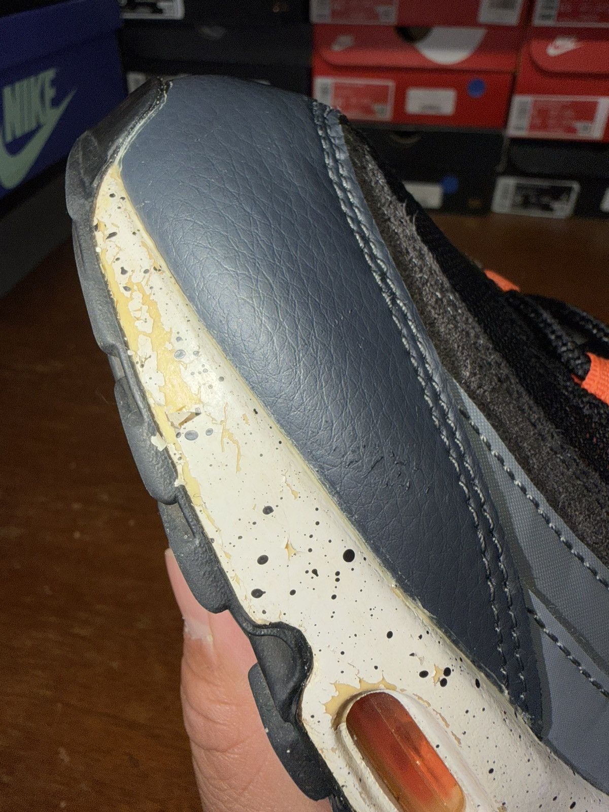 Nike Nike Air Max 95 Black Speckled size 10.5 Size US 10.5 / EU 43-44 - 10 Thumbnail