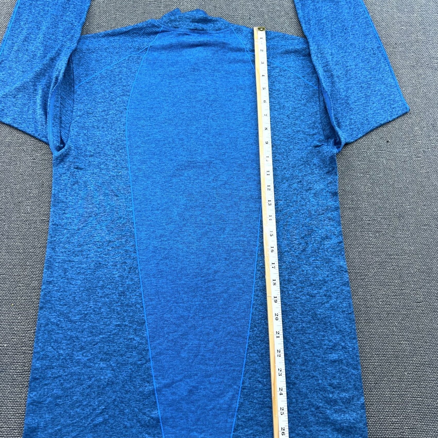 Layer 8 Bjorn Daehlie Mens Ski Top Medium 1/4 Zip Base Layer Shirt Blue Sparebank XC Size US M / EU 48-50 / 2 - 6 Thumbnail