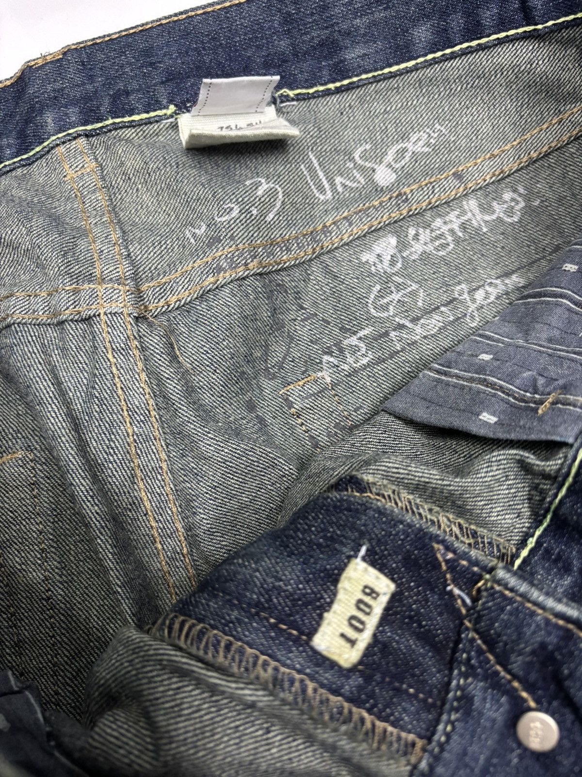 If Six Was Nine BAGGY JEANS STATEMENT DENIM A&F JUNYA WATANABE STYLE FLARED Size US 38 / EU 54 - 12 Thumbnail