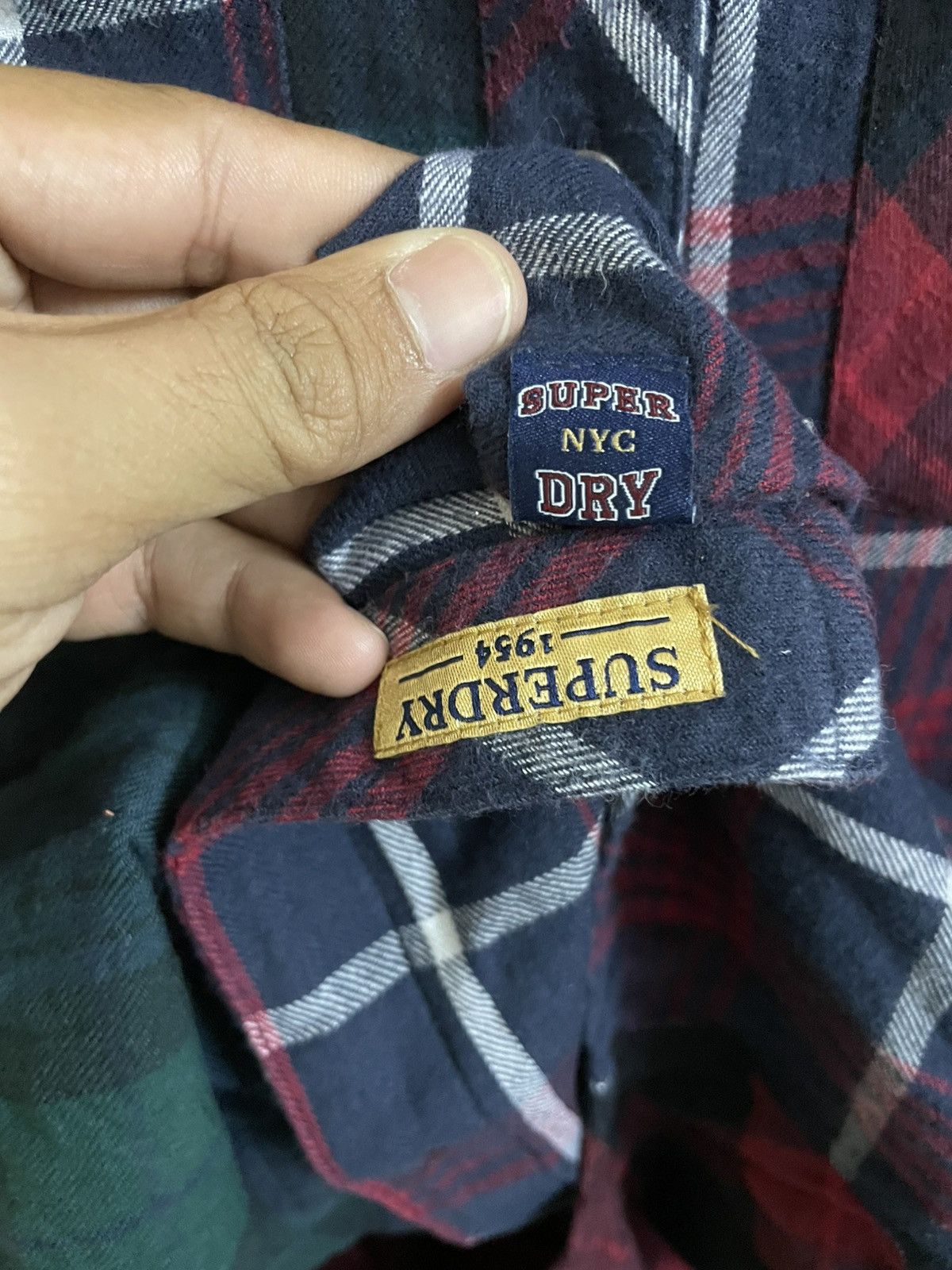 Flannel SUPREDRY MULTICOLOUR FLANNEL TWINPOCKET LS SHIRT Size US XL / EU 56 / 4 - 5 Thumbnail