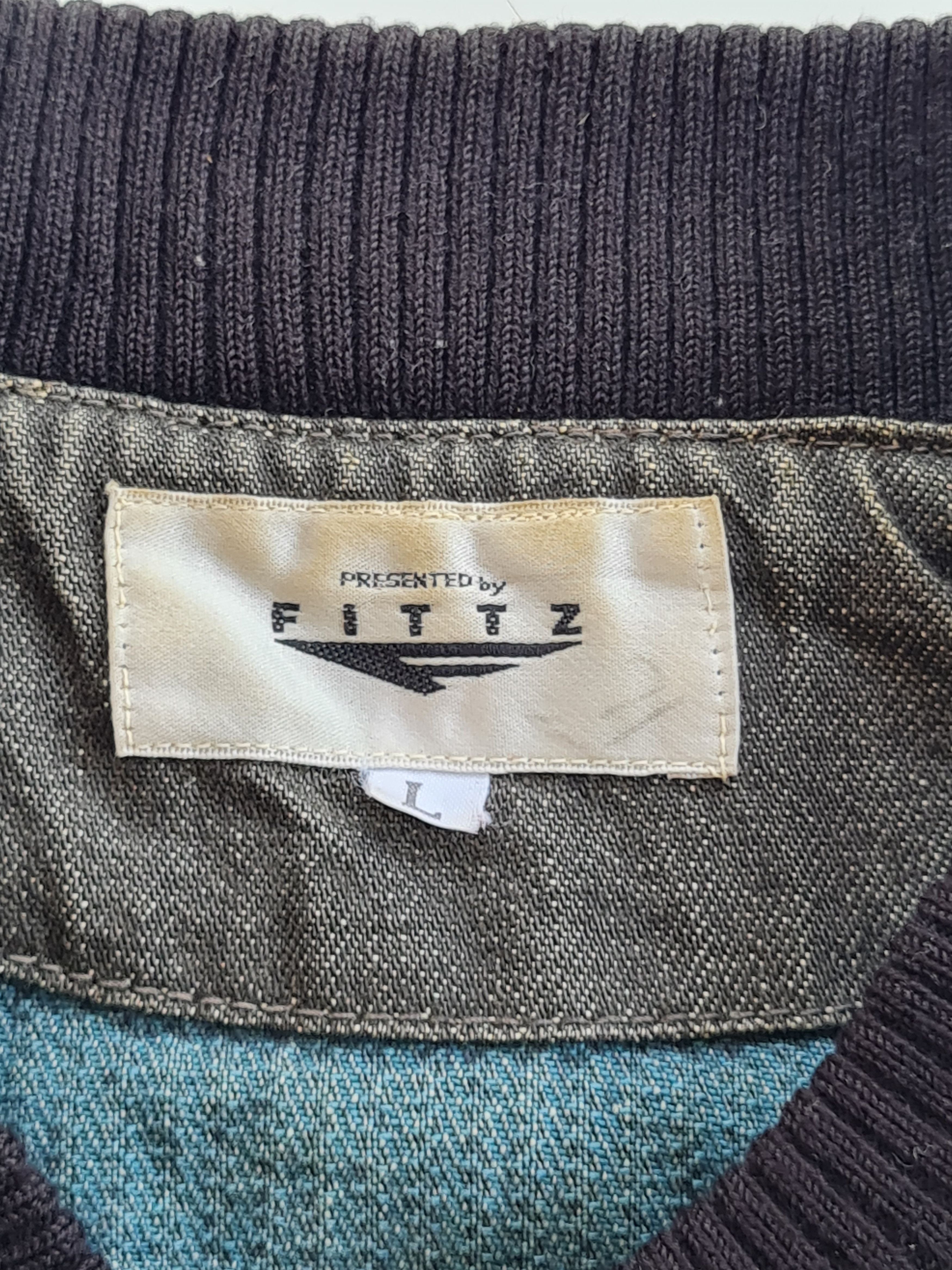 Japanese Brand × Vintage ✅️Vintage Denim Jacket Fittz Size US L / EU 52-54 / 3 - 7 Thumbnail