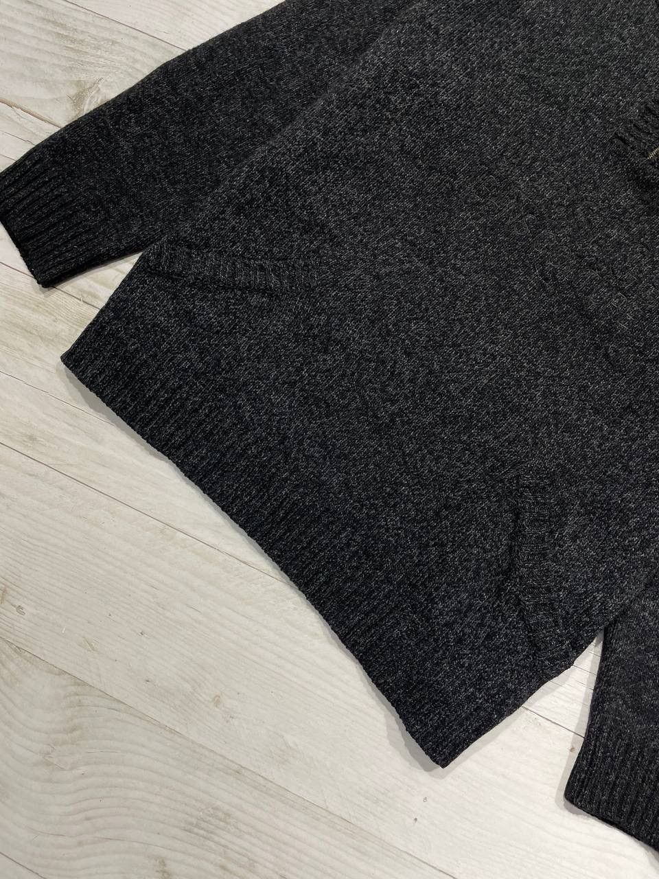 Versace Jeans Couture Versace Jeans Couture Knit Sweater 1/4 Zip Wool Big Logo Size US XXL / EU 58 / 5 - 2 Thumbnail